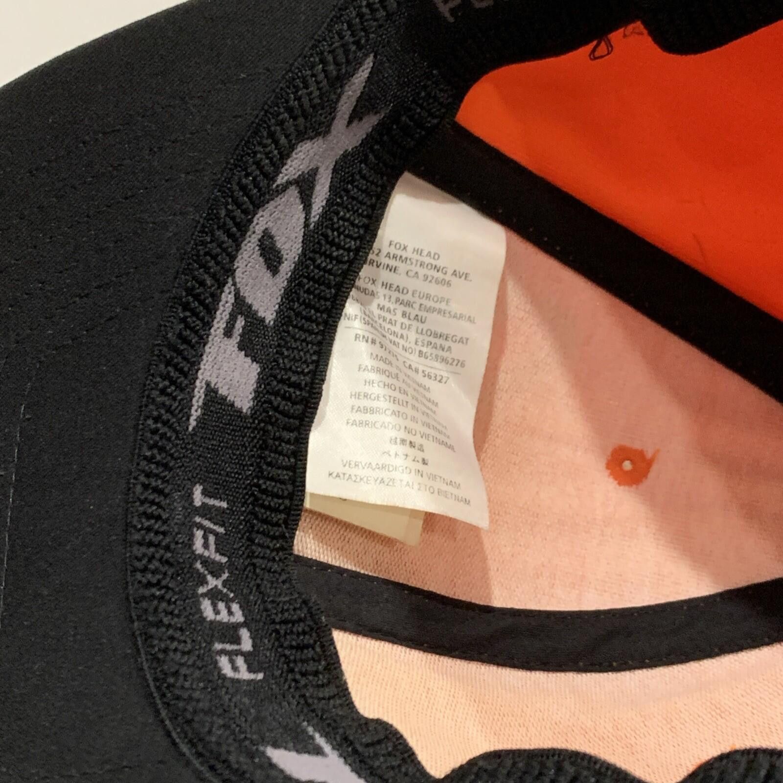 Fox Racing Fox Racing Flexfit Hat Orange Size S/M Retired Color Cap Size ONE SIZE - 9 Thumbnail