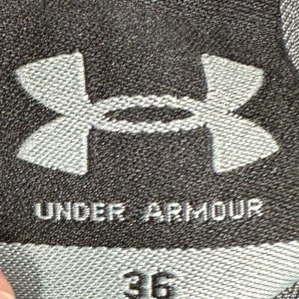 Under Armour Under Armour Golf Chino Pants Men 36 Gray Herringbone Logo Performance Workwear Straight Size US 36 / EU 52 - 3 Thumbnail