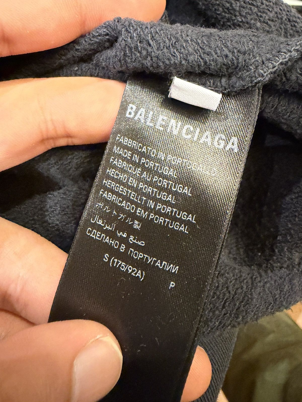 Balenciaga Balenciaga Tape Logo Full Zip Hoodie Size US S / EU 44-46 / 1 - 6 Thumbnail