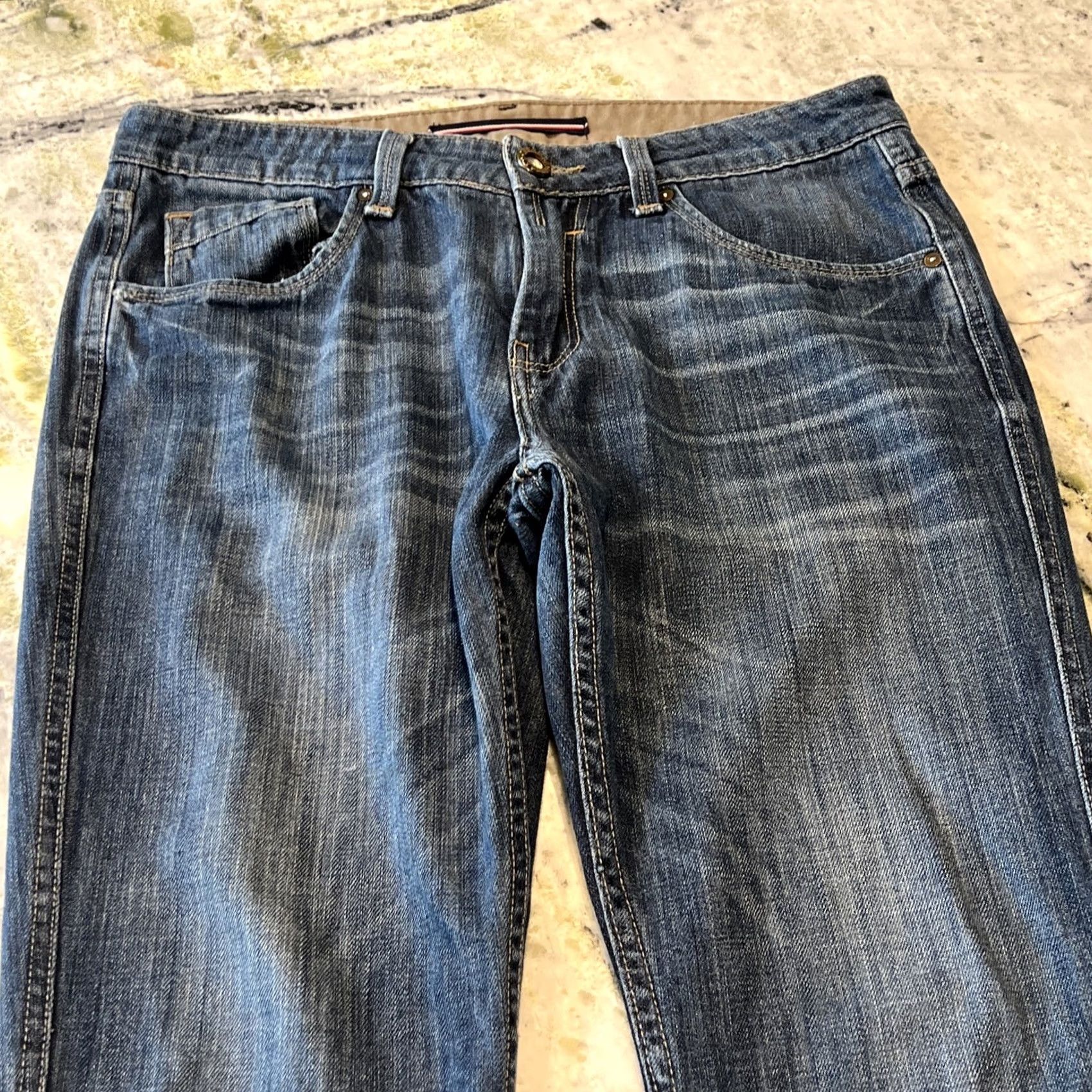 Vintage Sherman Morgan Jeans Men's 34 Pants Blue 5 Pocket Medium Wash Mexico Size US 34 / EU 50 - 3 Thumbnail