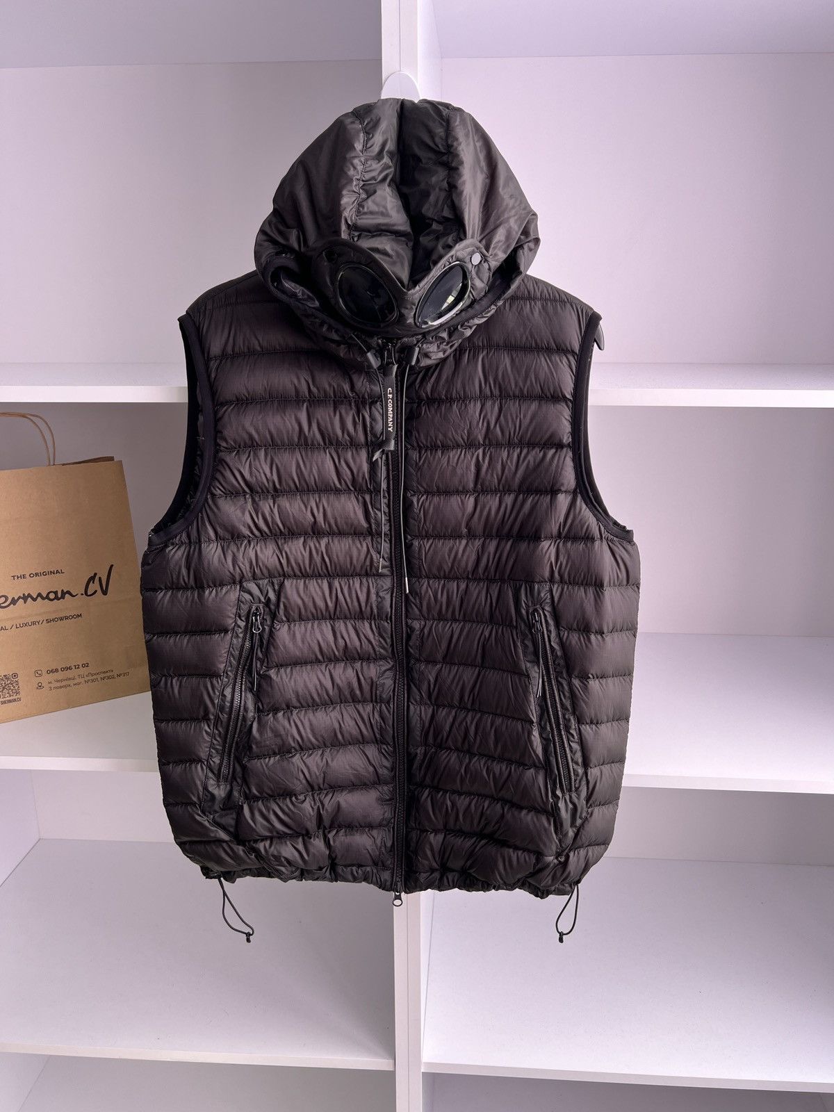 C.P. Company × Vintage Vintage CP COMPANY Puffer DD shell Goggle Vest Size US XL / EU 56 / 4 - 4 Thumbnail