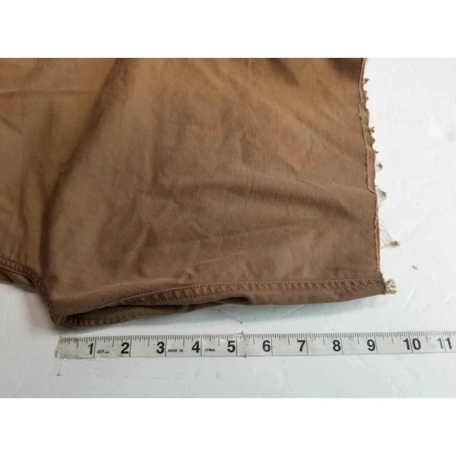 Vintage Roark Shorts Mens 36 Brown Cutoff Chino Style Drawstring Adjustable Waist Breathable Regular Fit Utility Size US 36 / EU 52 - 4 Thumbnail