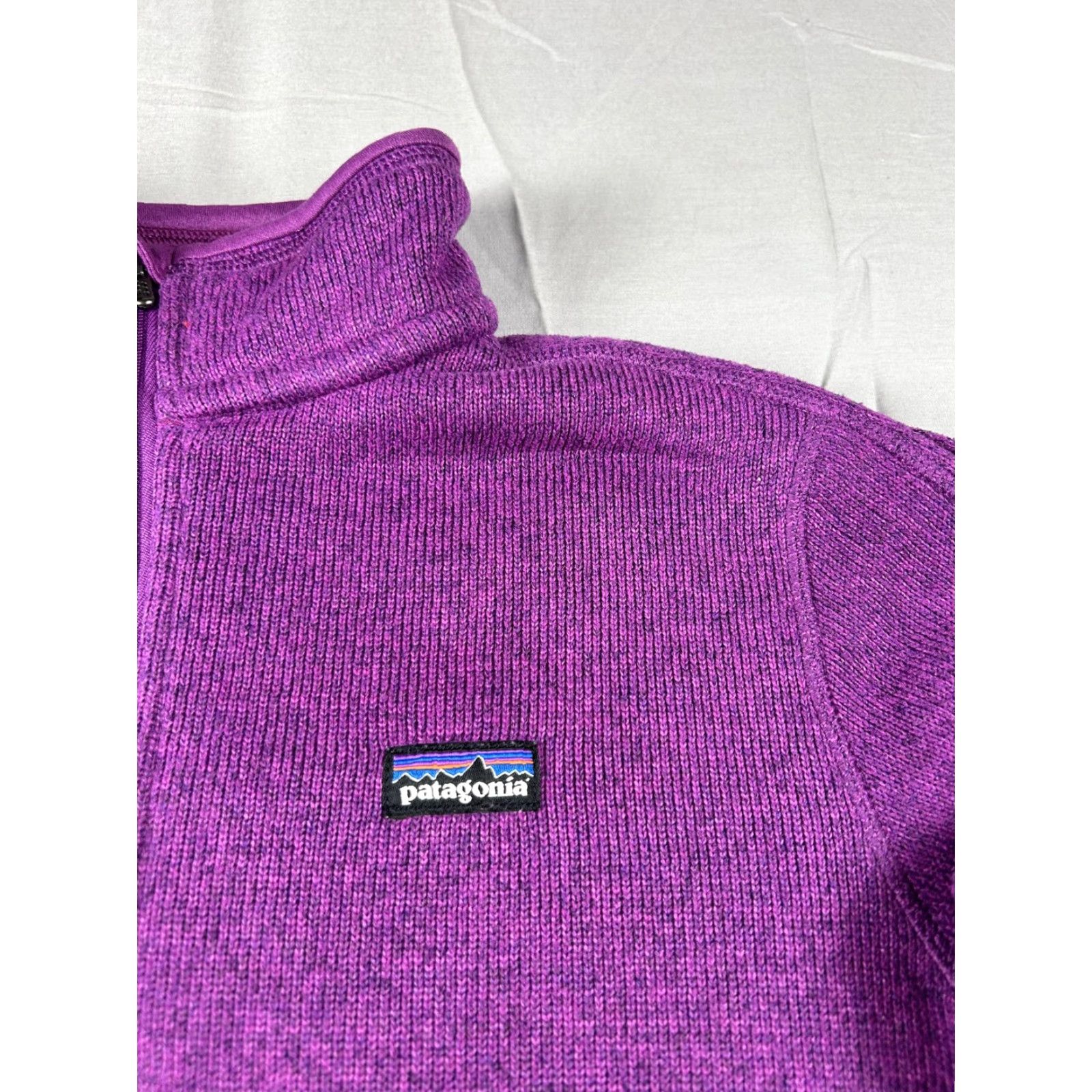 Patagonia Patagonia Sweater Womens Small Purple 1/4 Zip Fleece Pullover Raglan Sleeve Mock Neck Size S / US 4 / IT 40 - 4 Thumbnail