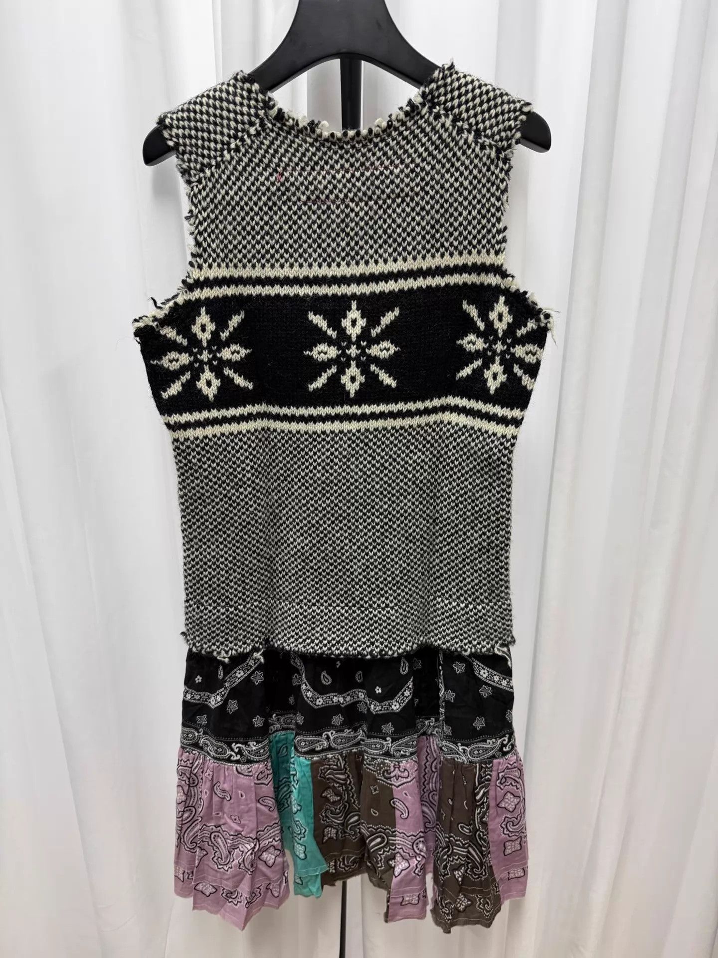 Comme des Garcons COMME des GARÇONS x JUNYA WATANABE Wool-Cotton Dress S Size S / US 4 / IT 40 - 6 Thumbnail