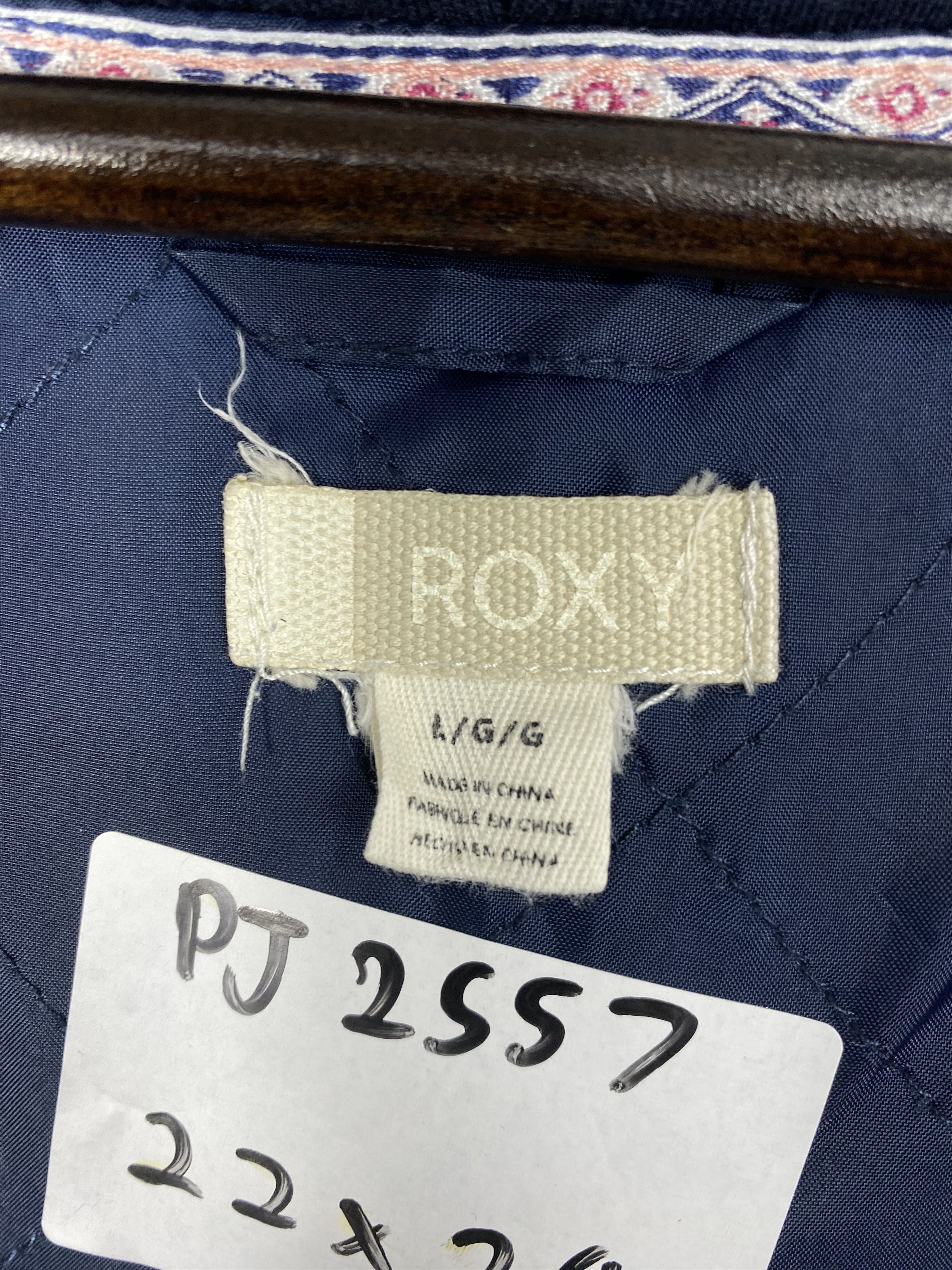 Quiksilver Vintage Roxy Fleece Quilted Lining Vest PJ2557 Size US L / EU 52-54 / 3 - 8 Thumbnail
