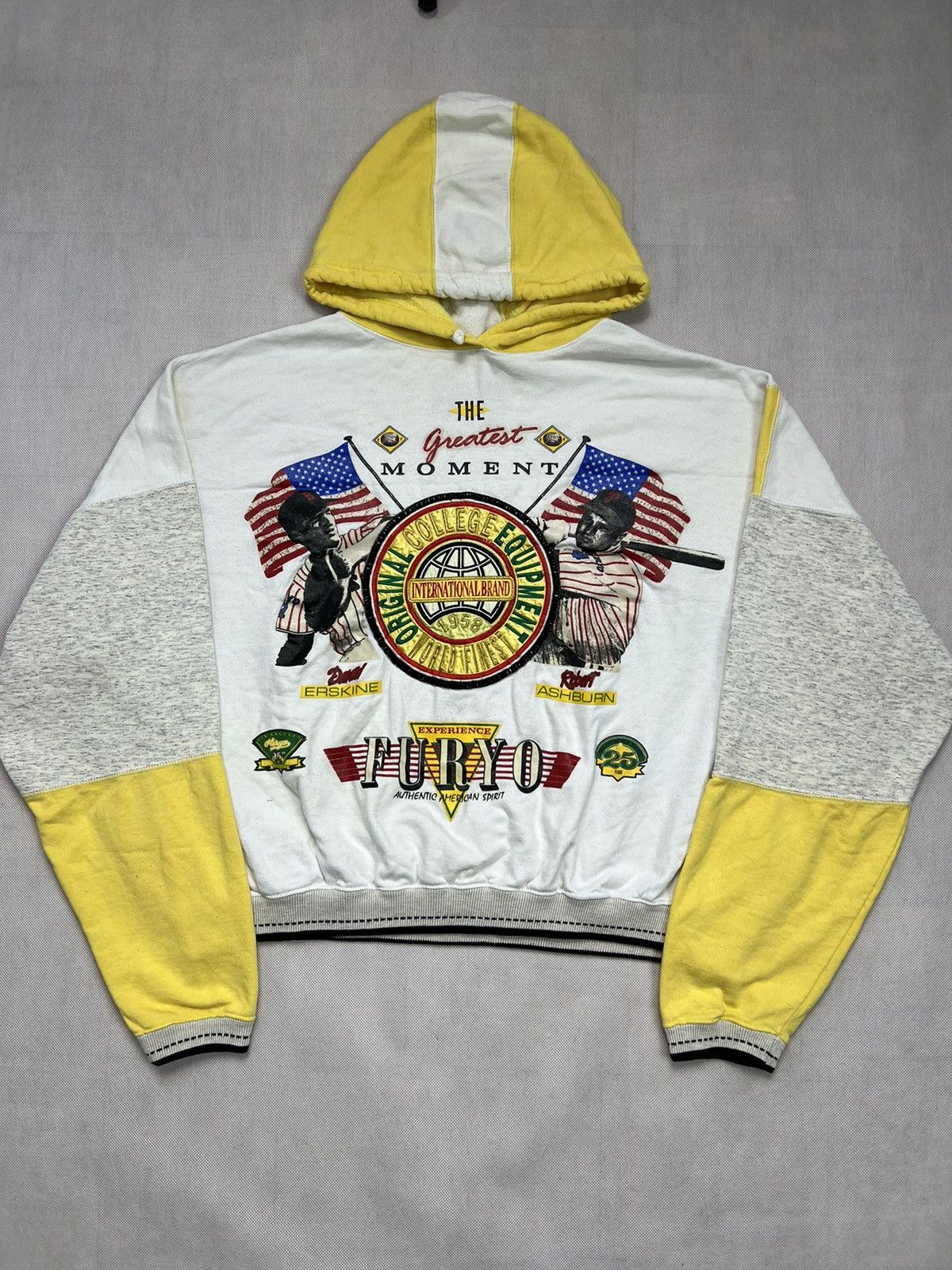 Vintage Rare Hoodie American Baseball Erskine / Ashburn vintage 90’s Size US L / EU 52-54 / 3 - 2 Thumbnail