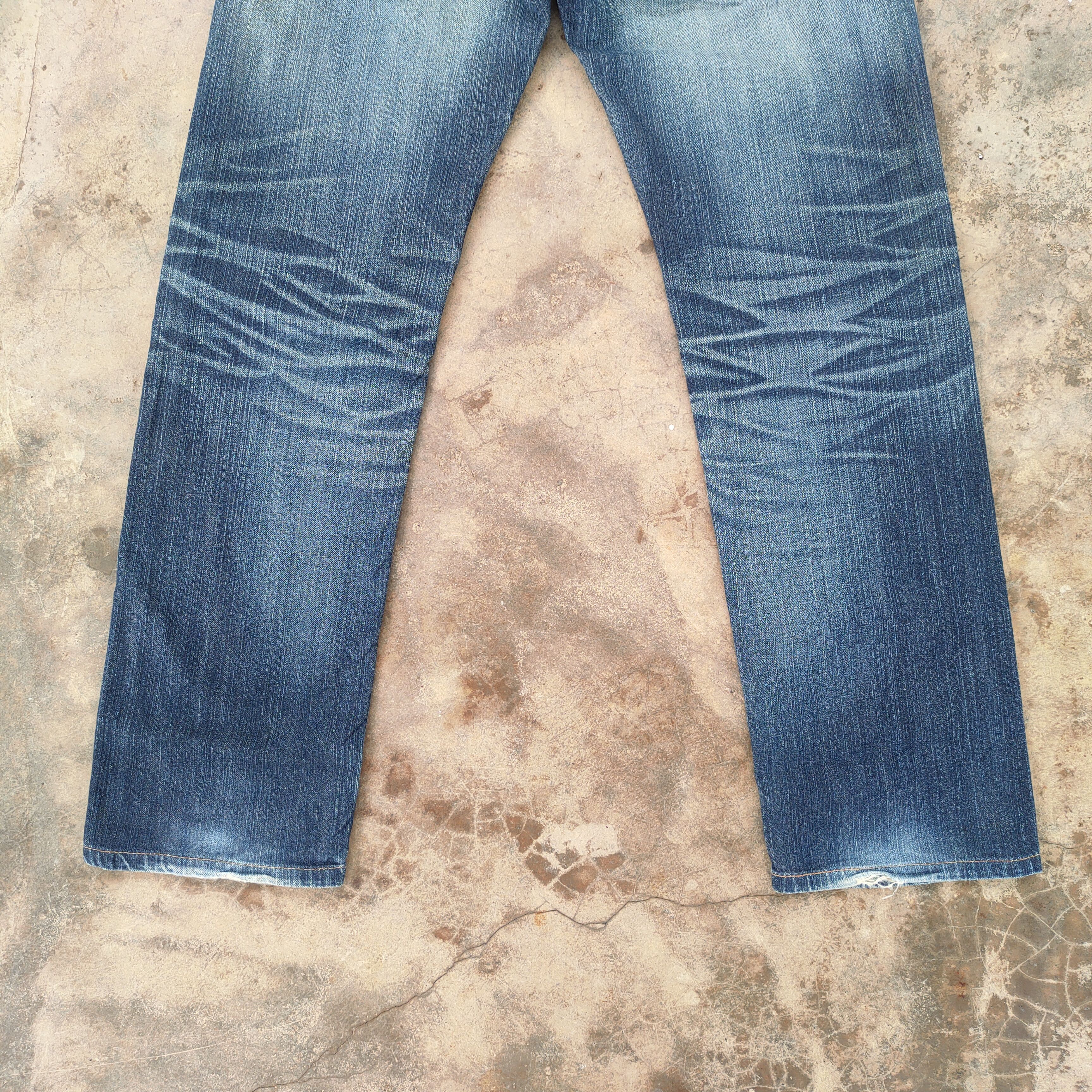 Edwin VINTAGE EDWIN EV FADED RIPPED JEANS DENIM PANTS Size US 30 / EU 46 - 13 Thumbnail