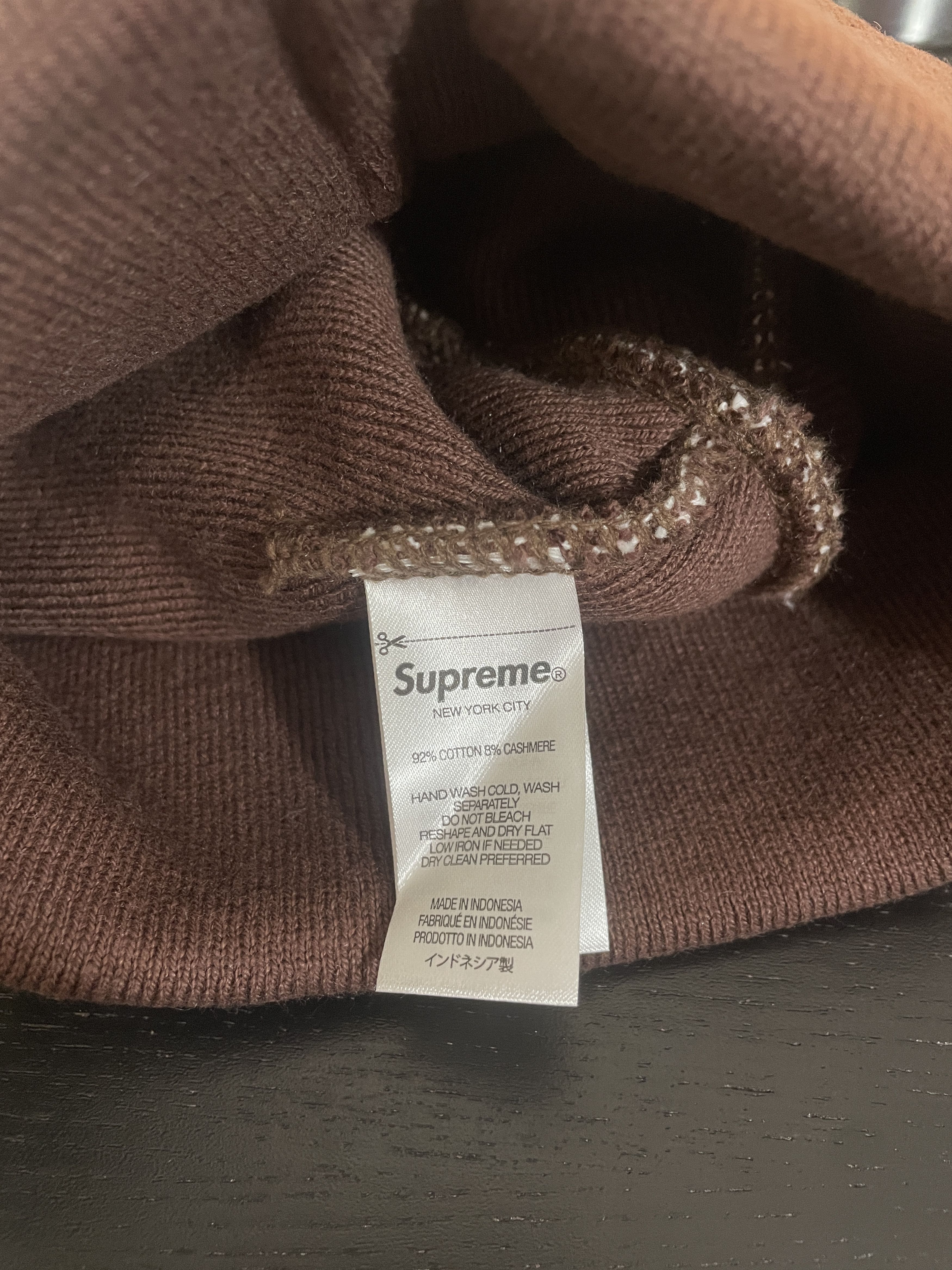 Supreme BIG LOGO BEANIE Size ONE SIZE - 3 Thumbnail