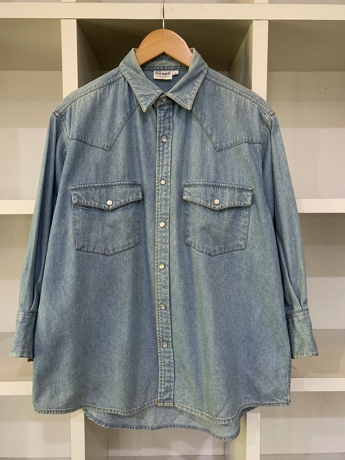 Vintage Vintage ROC Taiwan Denim Jacket Size US M / EU 48-50 / 2 - 1 Thumbnail