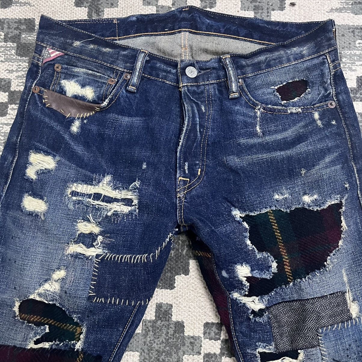 Denim & Supply Ralph Lauren Authentic Denim & Supply by Ralph Lauren Patchwork Jeans Size US 30 / EU 46 - 3 Thumbnail