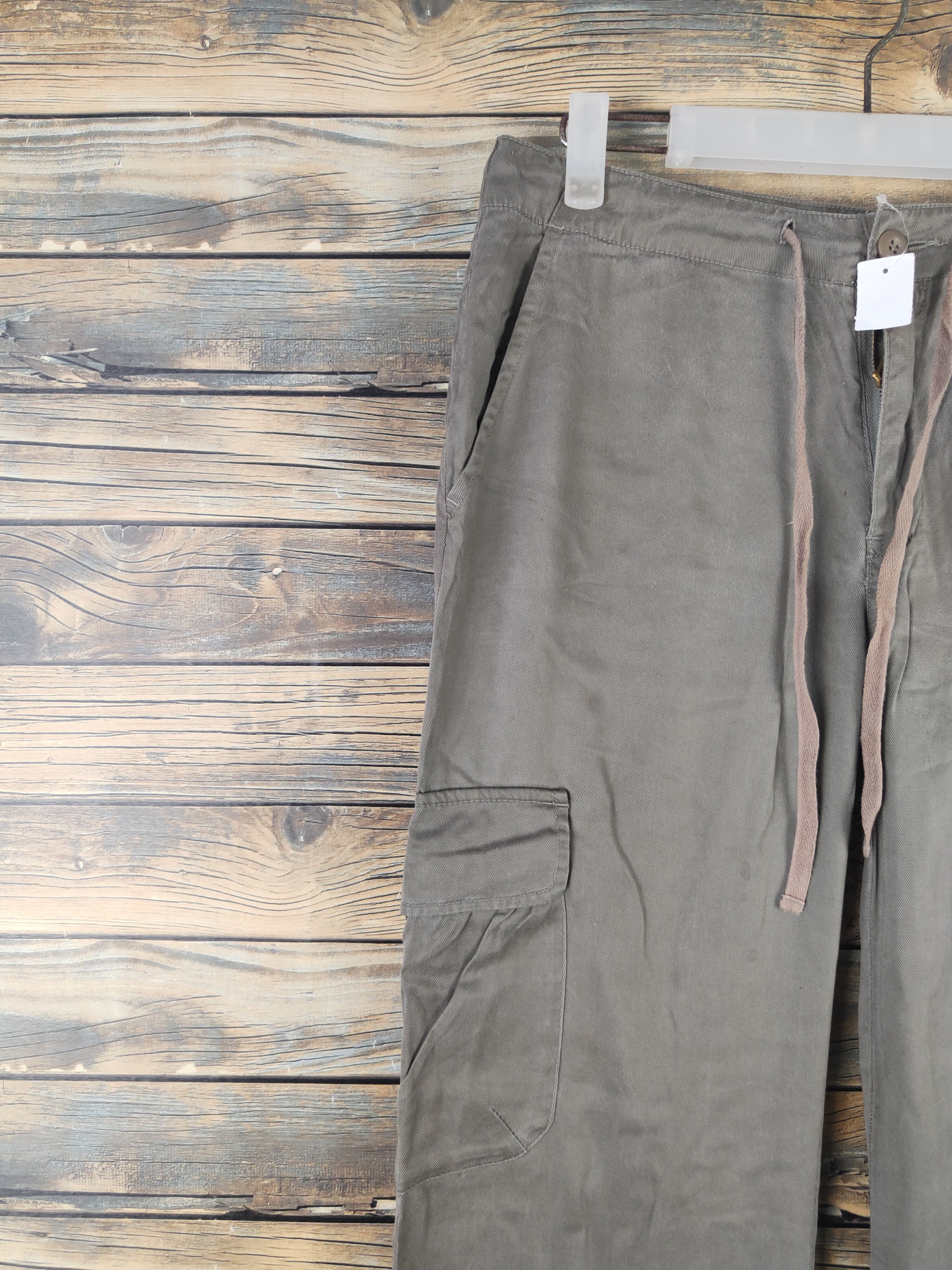 LOWRYS FARM DL Lowrys Farm Olive Multipocket Tactical Cargo Pants #747 Size US 29 - 3 Thumbnail