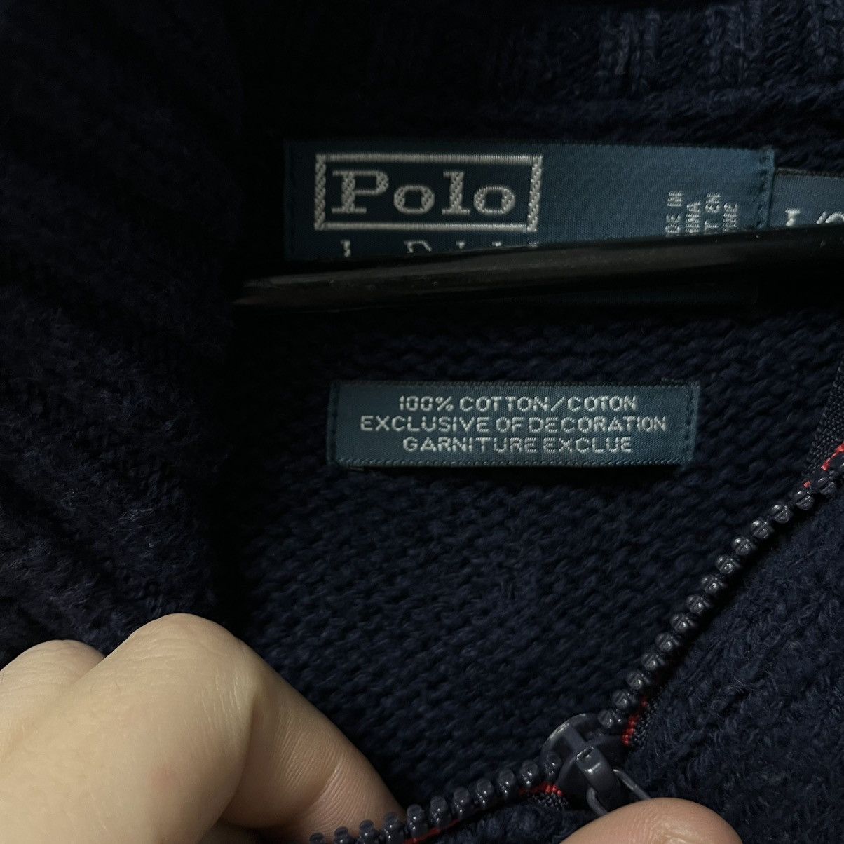 Polo Ralph Lauren Vintage Polo Ralph Lauren USA Flag 1/4 Zip Sweater Size US L / EU 52-54 / 3 - 8 Thumbnail