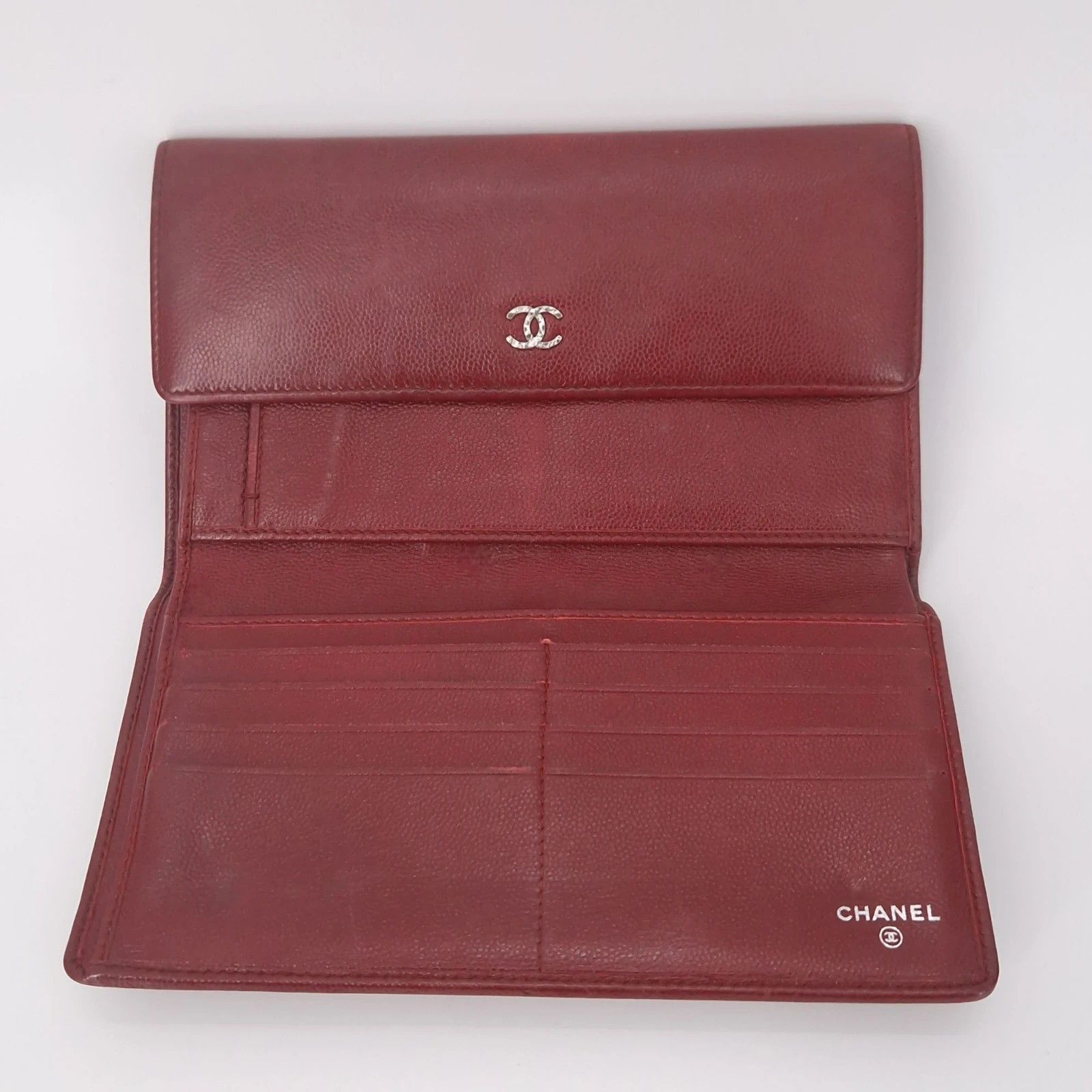 Chanel Chanel Textured Leather CC Logo Wallet Size ONE SIZE - 5 Thumbnail