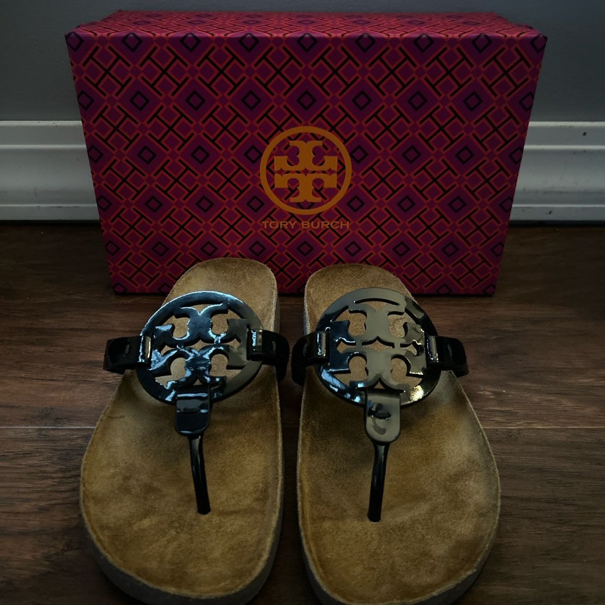 Tory Burch Tory Burch Miller Cloud Sandals Size US 7 / IT 37 - 1 Thumbnail