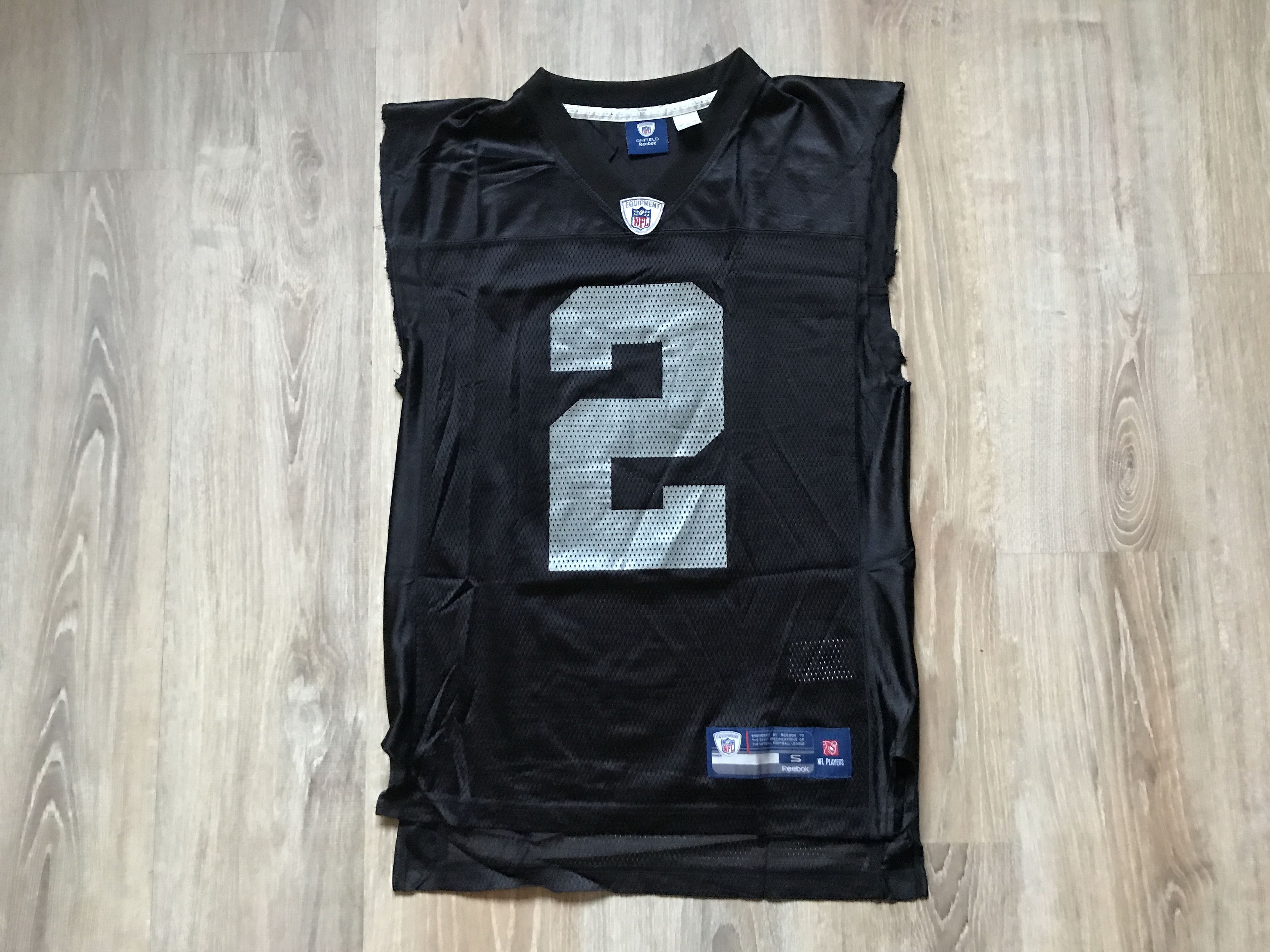 Reebok NFL Oakland Raiders JaMarcus Russell #2 Jersey