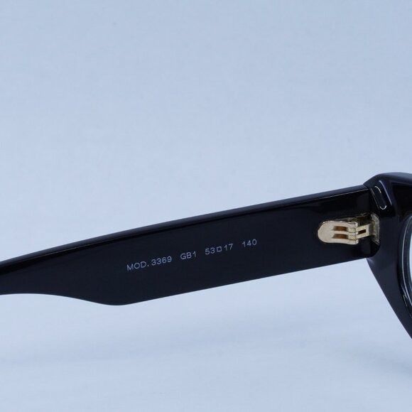 Versace 🕶️ New Versace VE3369 GB1 53mm Eyeglasses - Black Frame Size ONE SIZE - 7 Thumbnail
