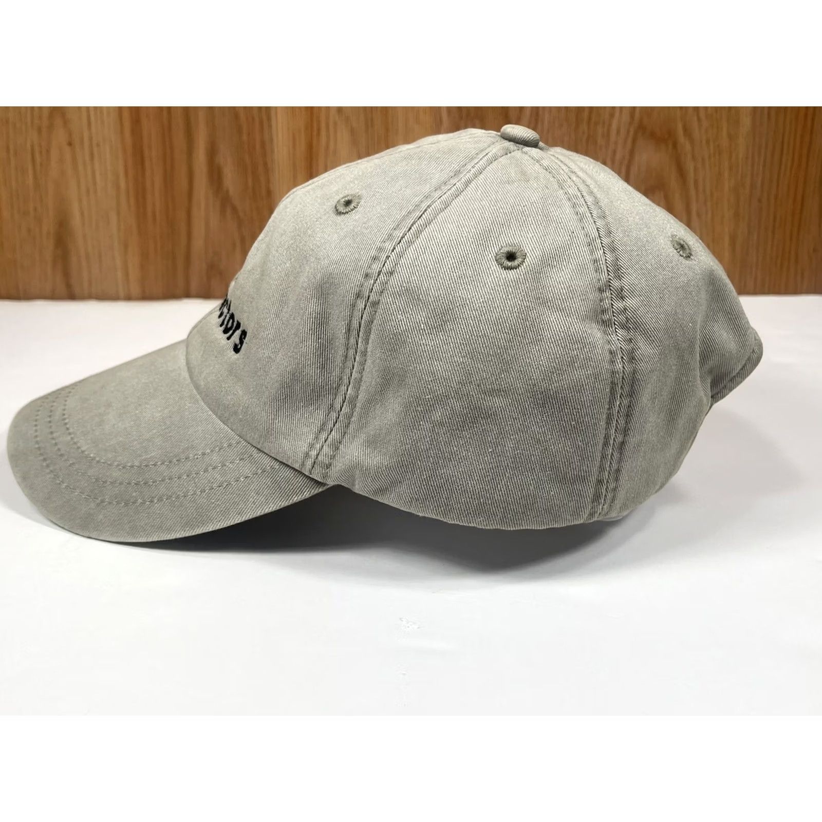 Vintage Adams Building Contractors ABC Leather StrapBack Hat Cap Adjustable Beige Adams Size ONE SIZE - 4 Thumbnail