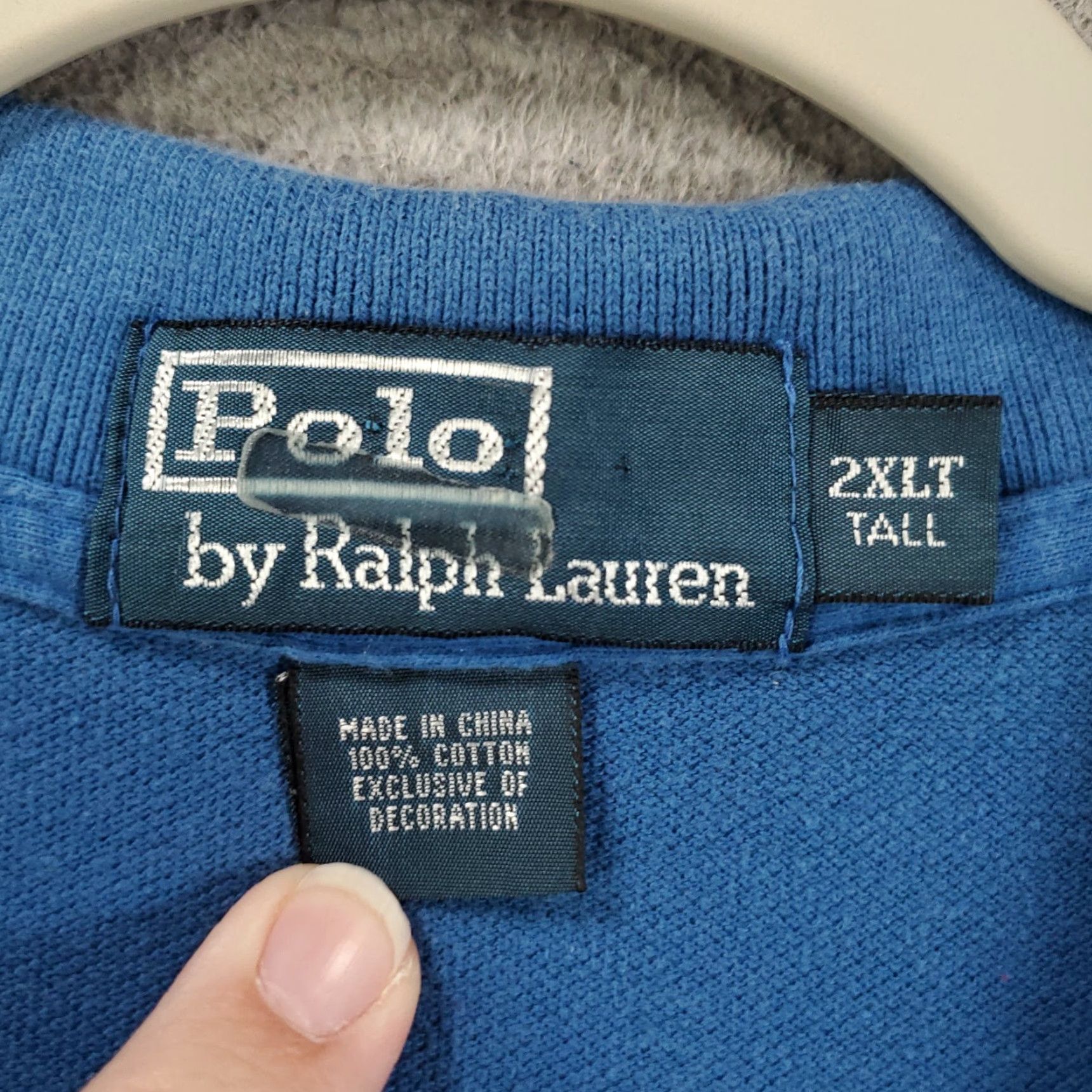 Polo Ralph Lauren Polo Ralph Lauren Shirt Mens 2XLT Tall 2XL Short Sleeve Collared Pullover Blue Size US XXL / EU 58 / 5 - 3 Thumbnail