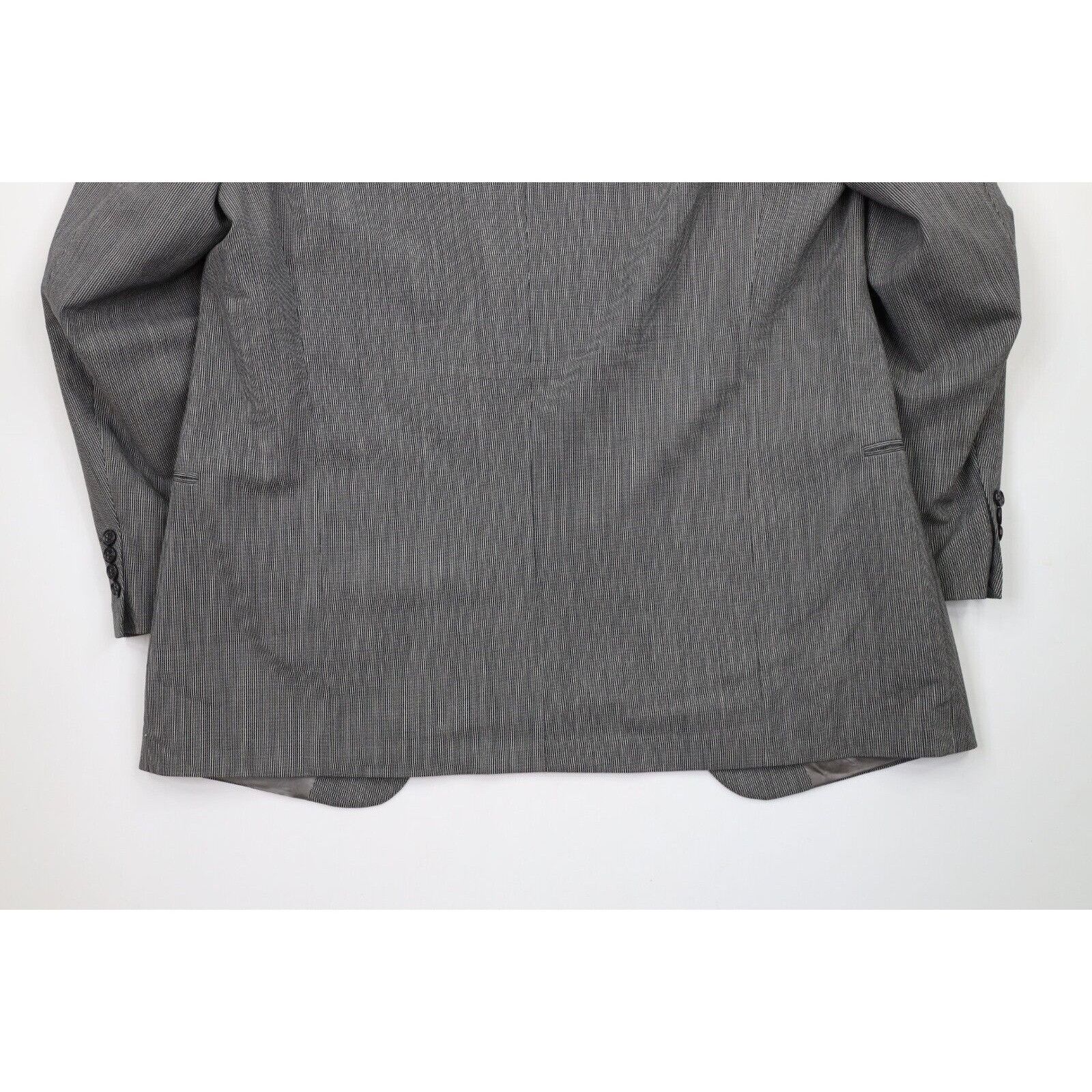 Hugo Boss × Vintage Vintage 90s Hugo Boss 2 Piece Wool Stretch Wedding SuitSuit Size 46R - 10 Thumbnail