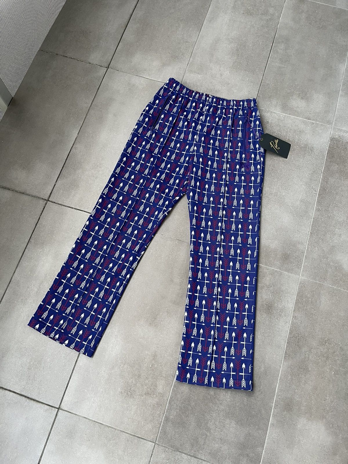 Needles !DS! DS23 Needles "Arrows" Butterfly Logo Blue Track Pants Size US 32 / EU 48 - 12 Thumbnail