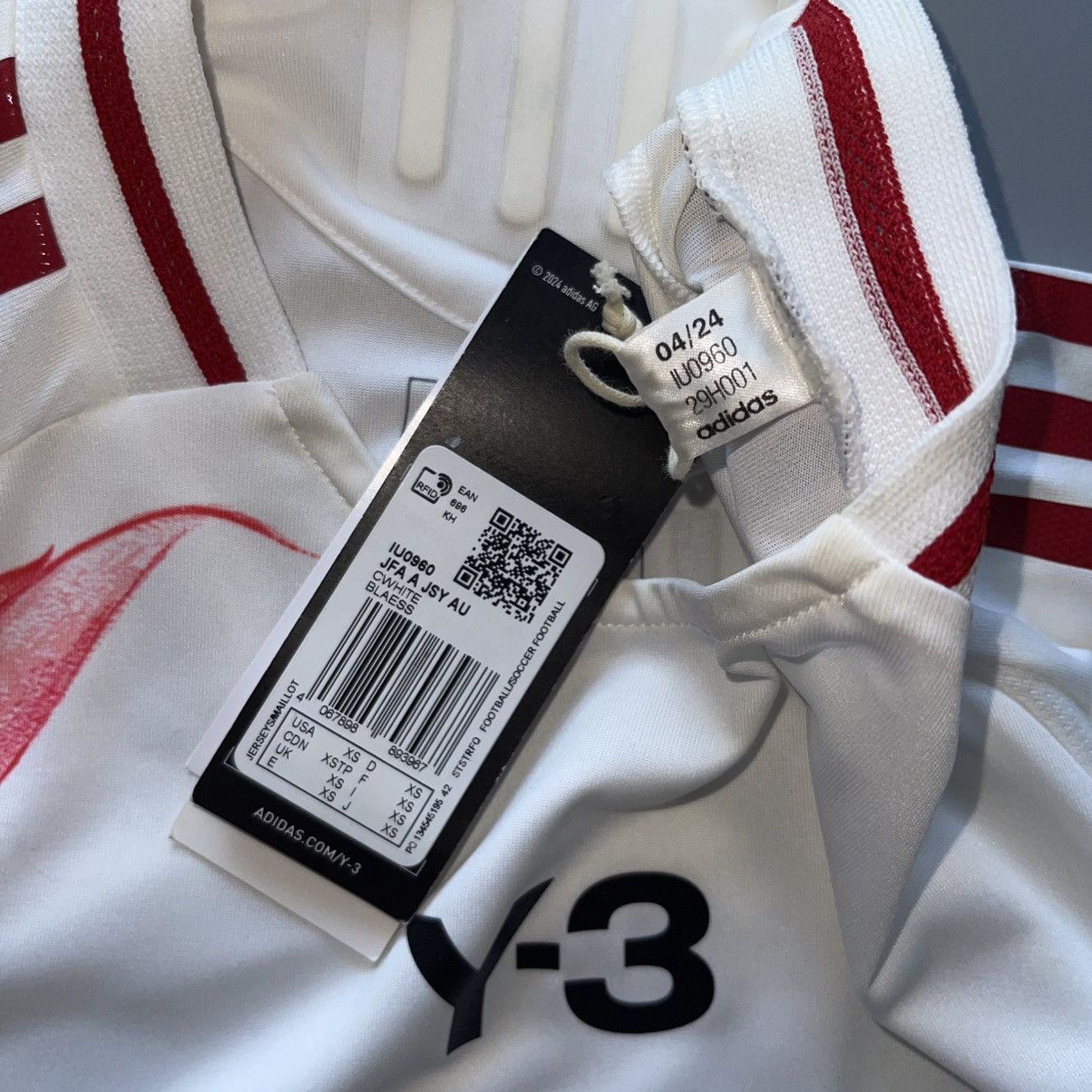 Adidas × Vintage NWT JAPAN ADIDAS Y-3 2024 SOCCER AWAY JERSEY #20 KUBO Size US XS / EU 42 / 0 - 7 Thumbnail