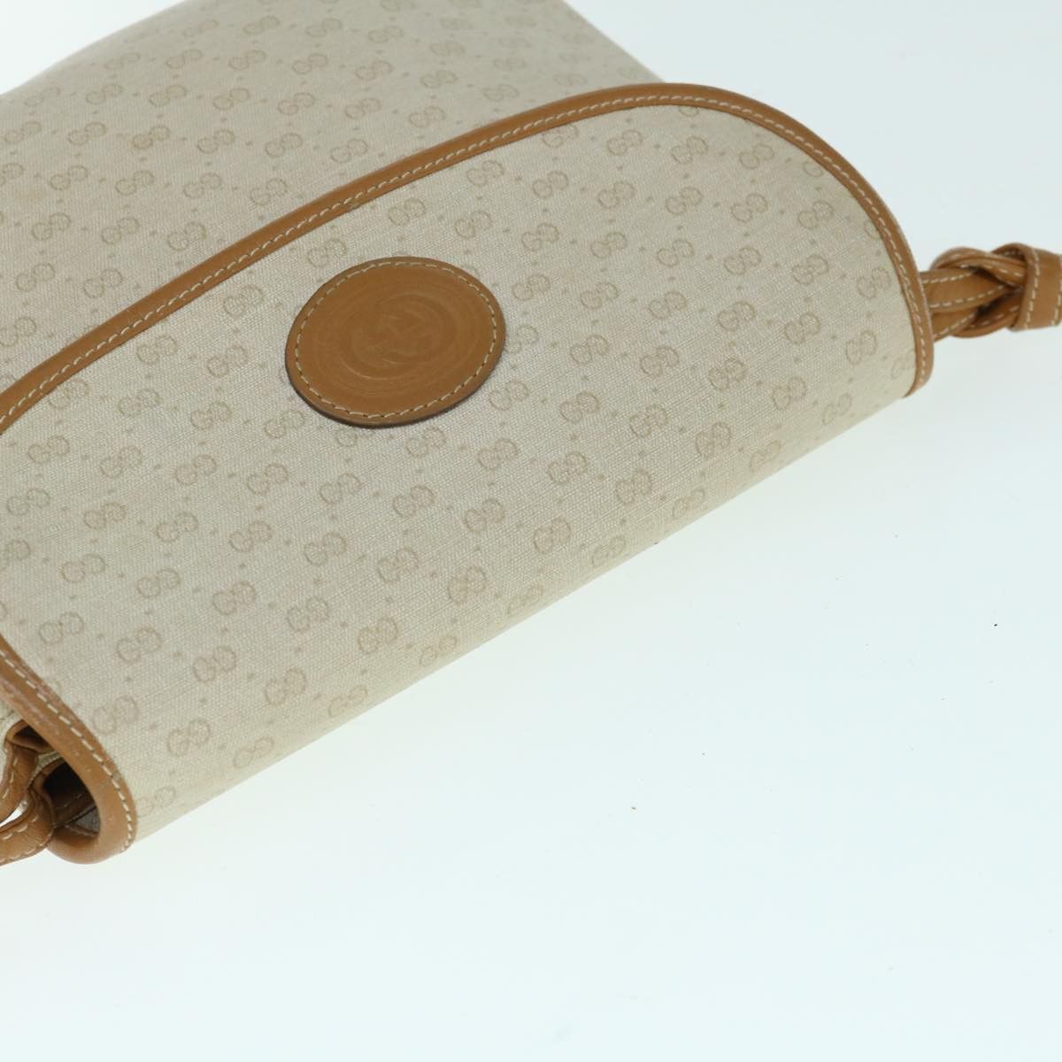 Gucci GUCCI Micro GG Supreme Shoulder Bag Pvc Beige 007 123 007 Size ONE SIZE - 6 Thumbnail