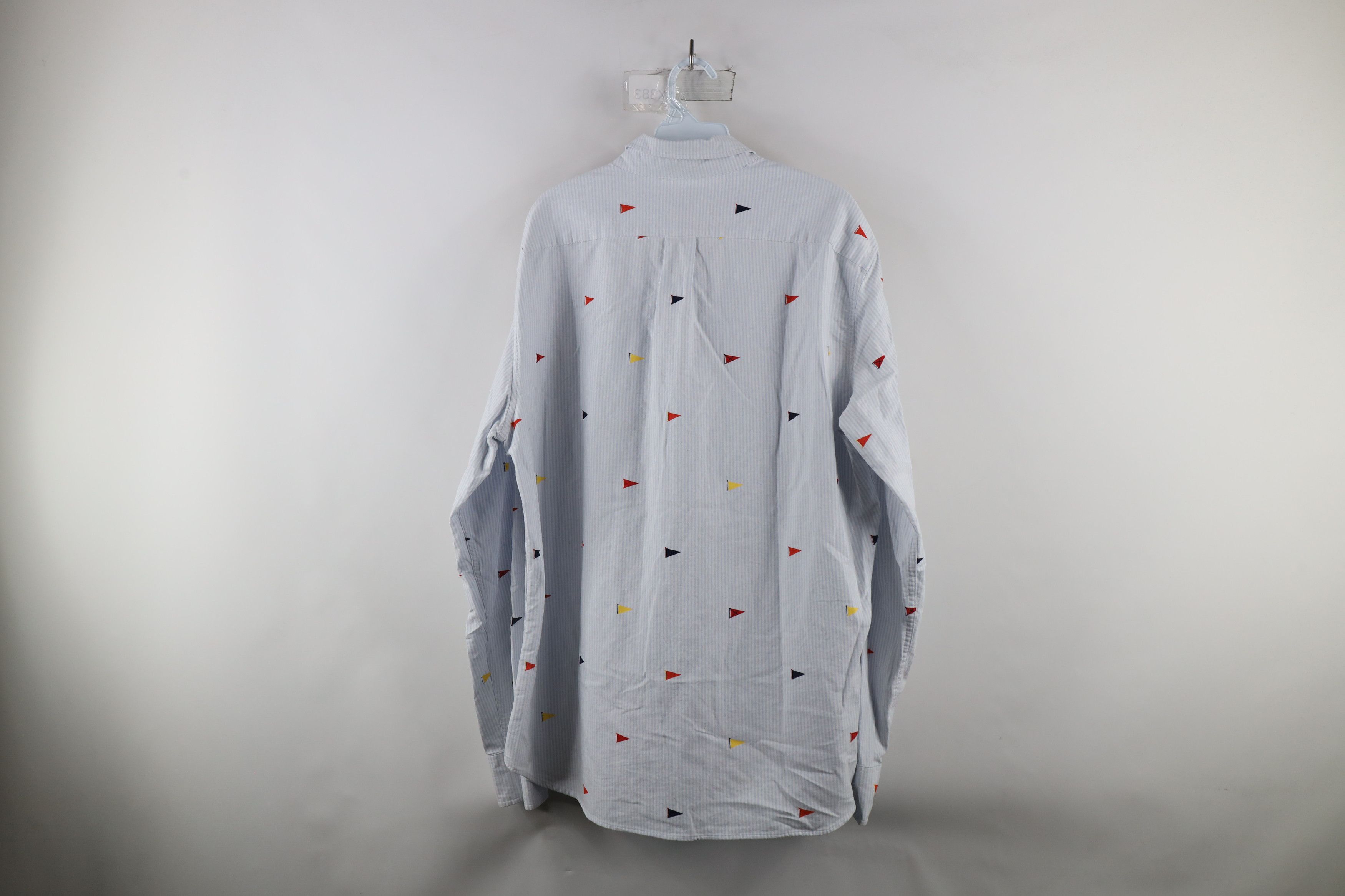 J.Crew × Vintage J Crew Sailing Flags Oxford Collared Button Down Shirt Size US XL / EU 56 / 4 - 9 Thumbnail