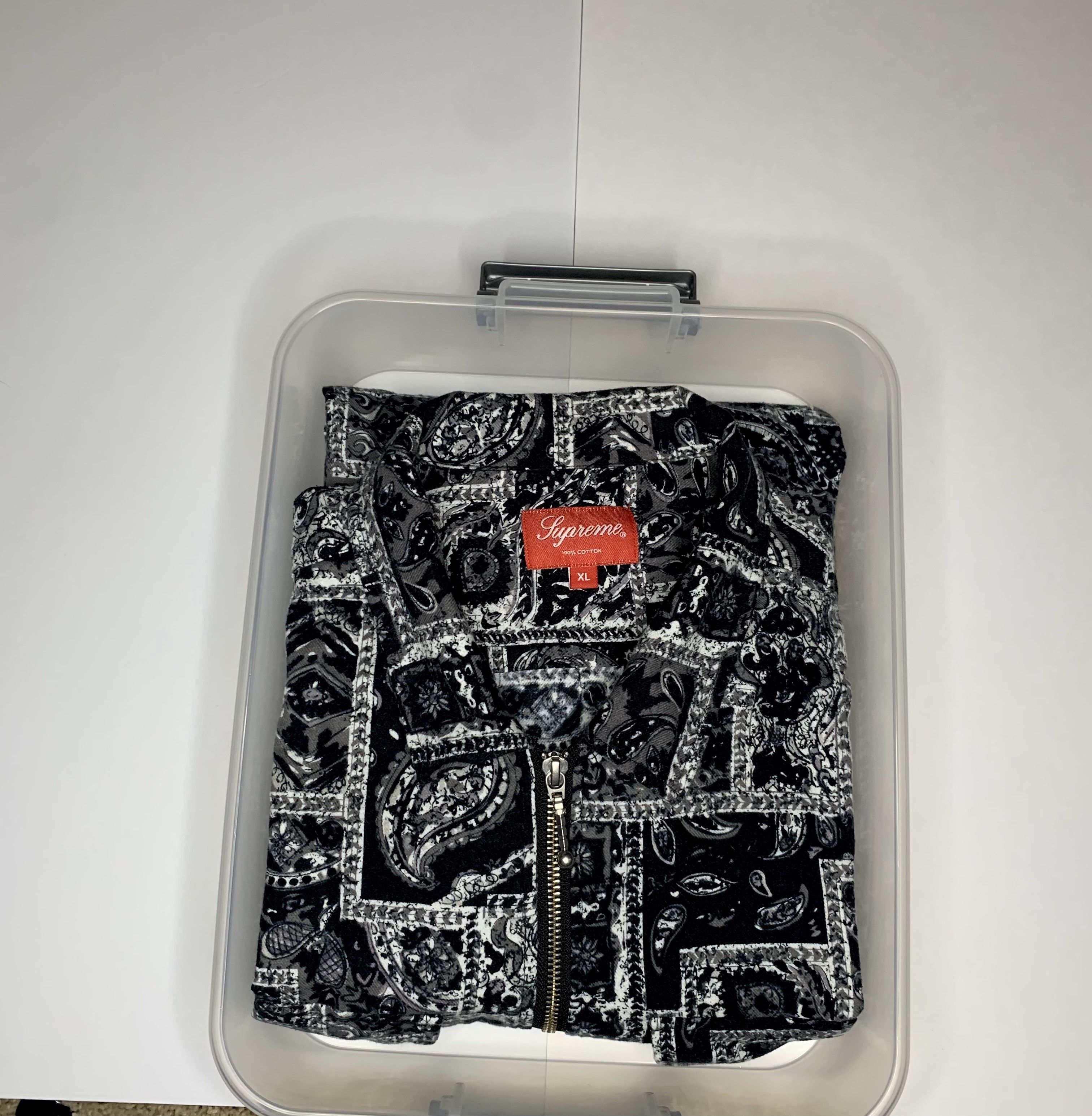 Supreme Supreme SS16 Broken Paisley Flannel Zip (XL) Size US XL / EU 56 / 4 - 3 Thumbnail