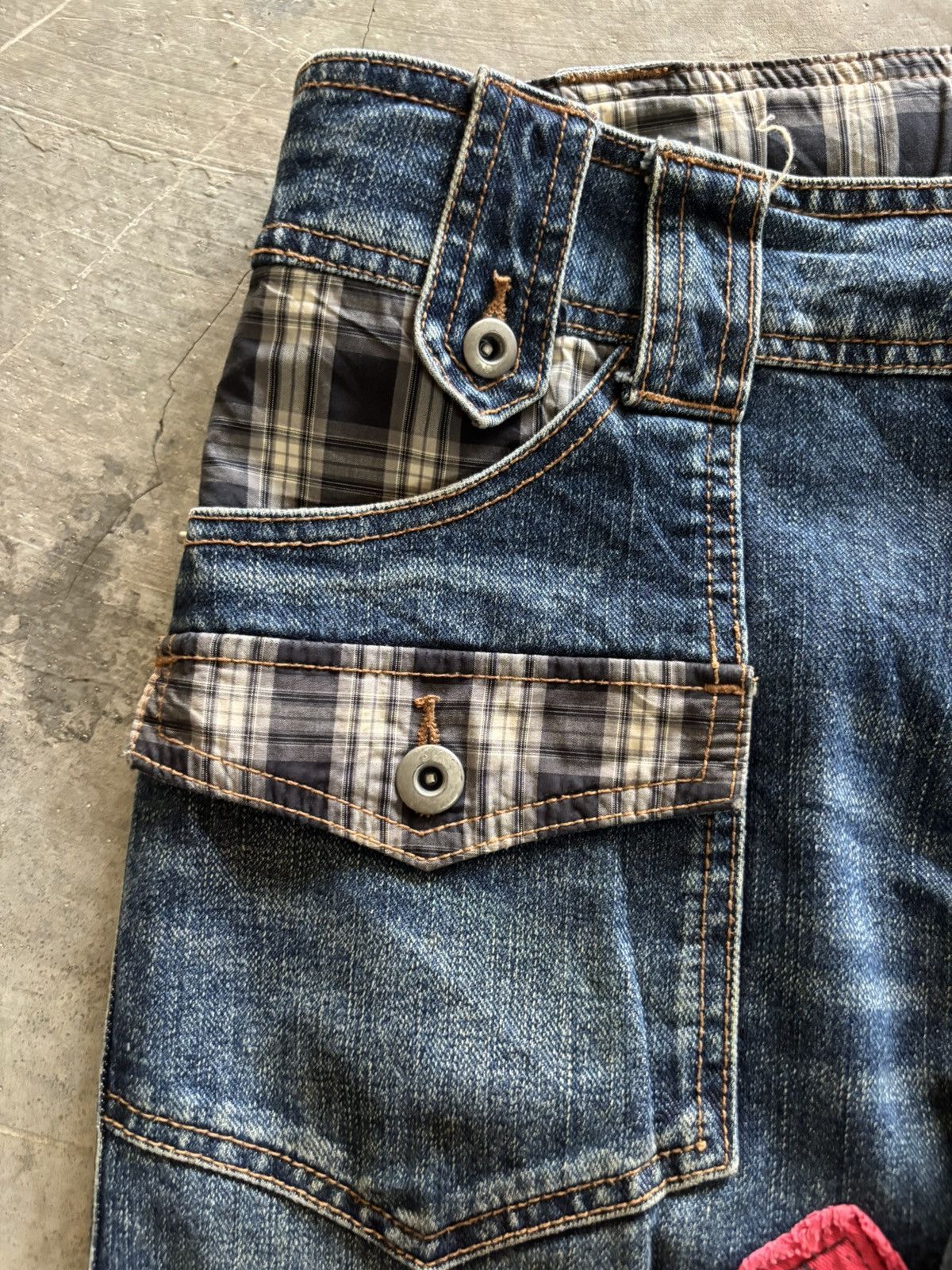 Hysteric Glamour ALGONQUINS japanese punk distressed patchwork ripped Size US 30 / EU 46 - 10 Thumbnail