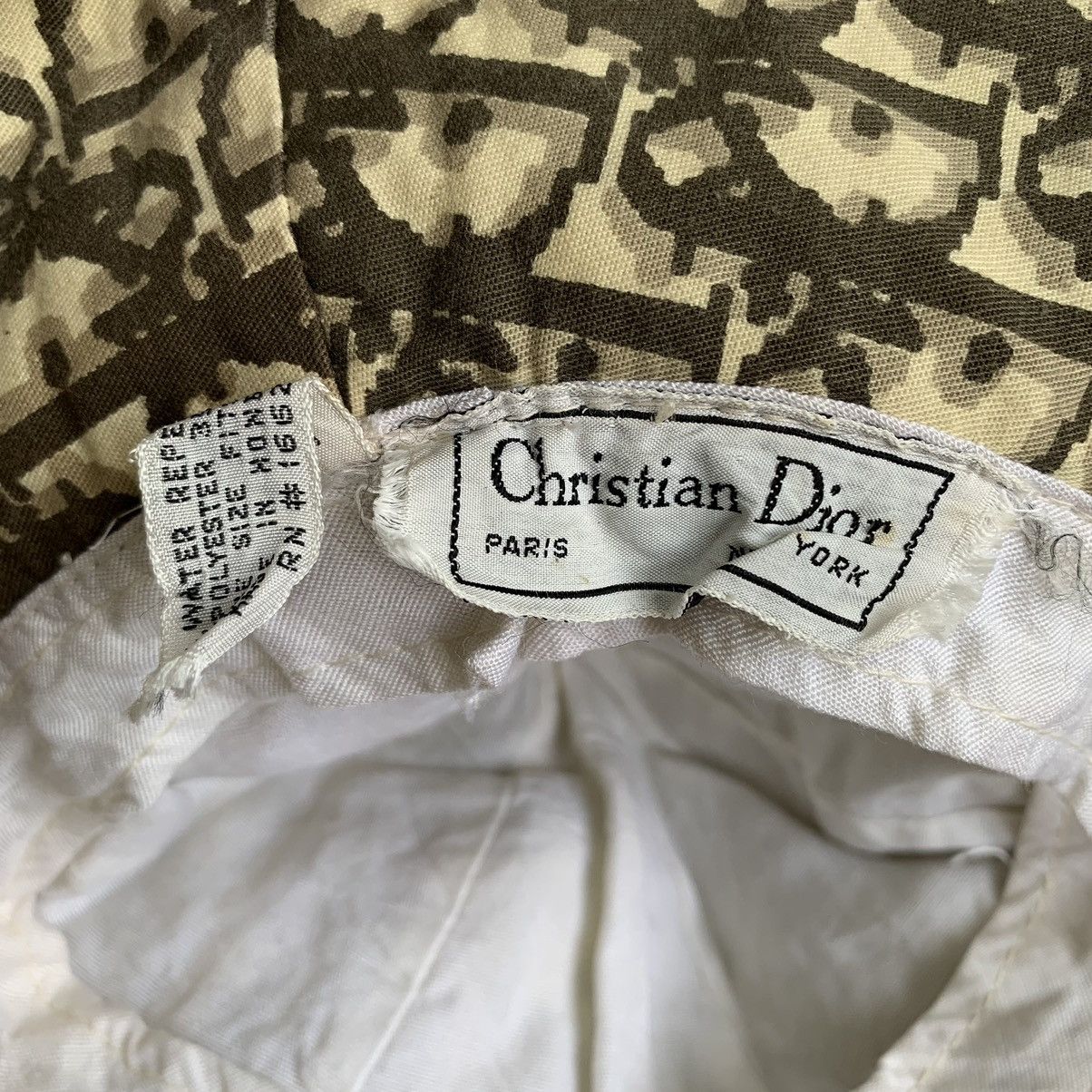 Dior Vintage Dior Monogram Bucket Hat Size ONE SIZE - 9 Thumbnail