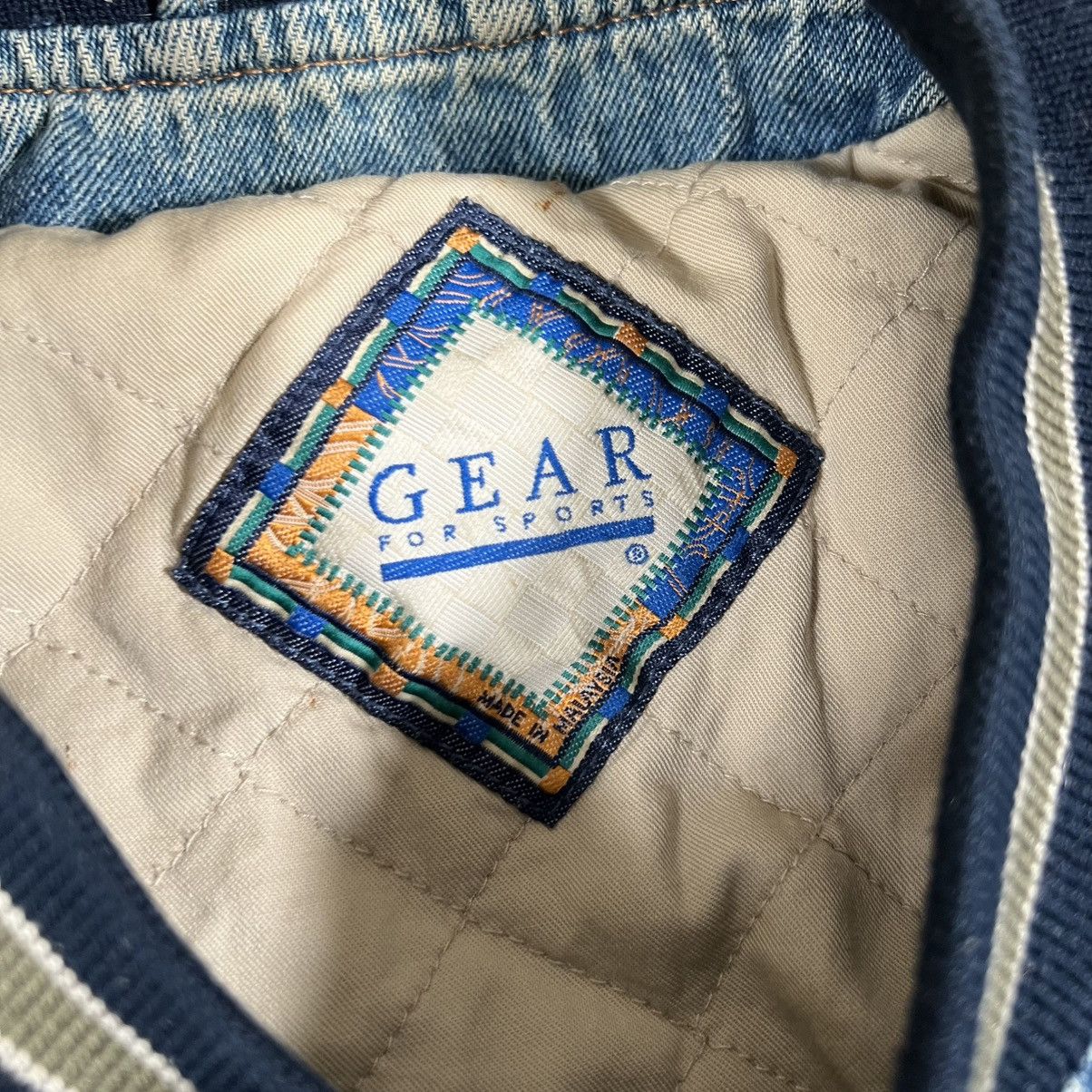 Gear for Sports Gear For Sports Harrah’s Casino Denim Bomber Varisty Jacket Size US M / EU 48-50 / 2 - 8 Thumbnail