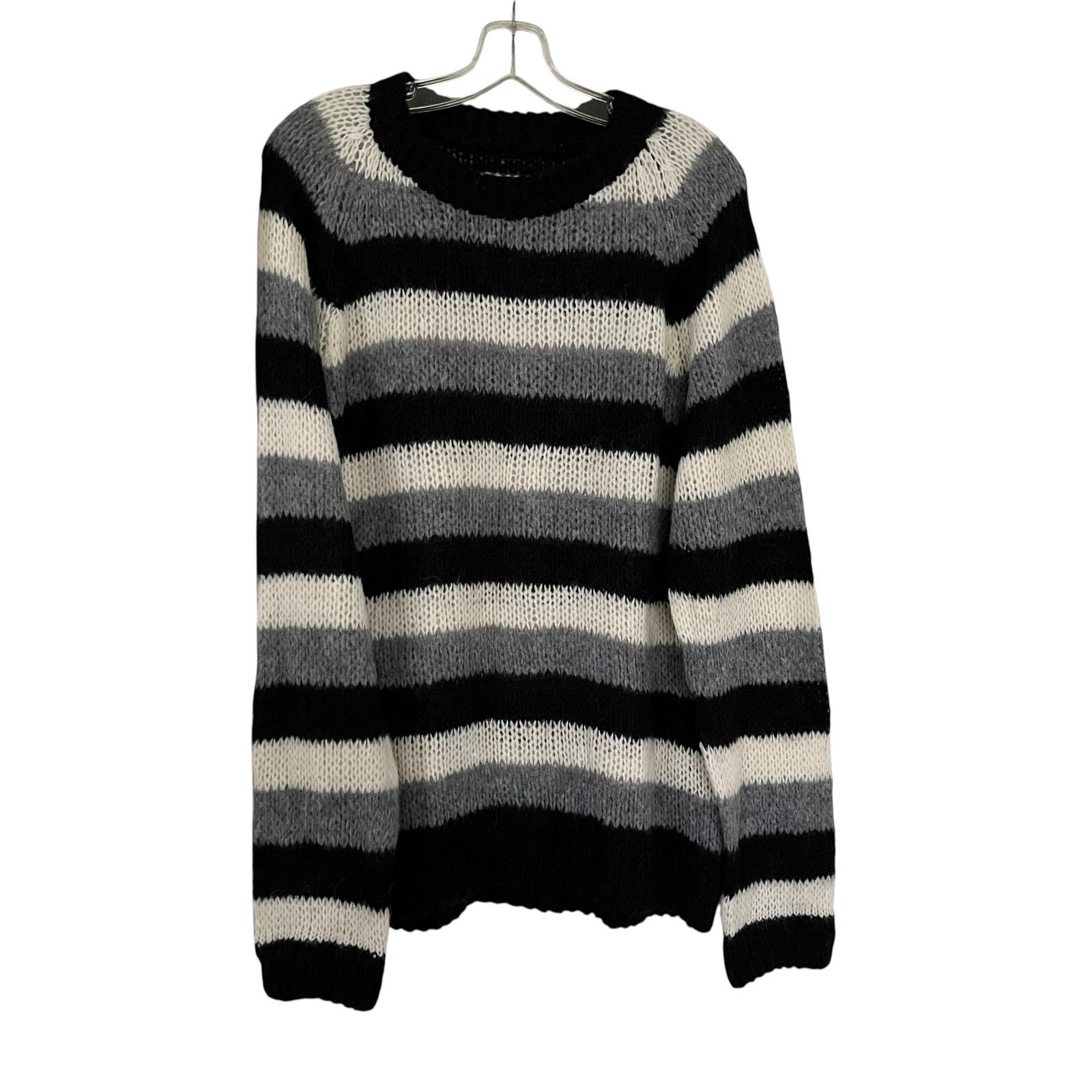 Zara Zara Steven Meisel Striped Alpaca Sweater Size M / US 6-8 / IT 42-44 - 1 Thumbnail
