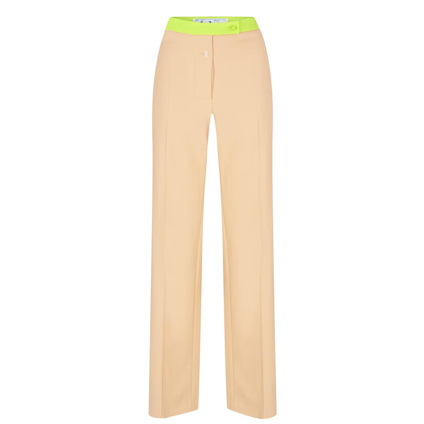 Off-White o1g2r1mq1224 Active Formal Trouser in Camel Size 31" - 1 Thumbnail