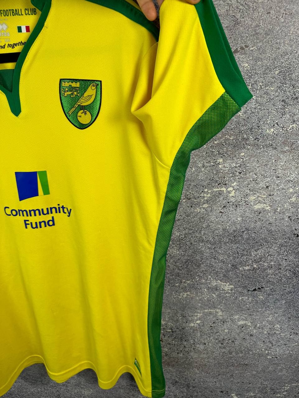 Errea × Vintage Vintage Norwich City 2016/17 Errea Soccer Jersey Size US XXL / EU 58 / 5 - 12 Thumbnail