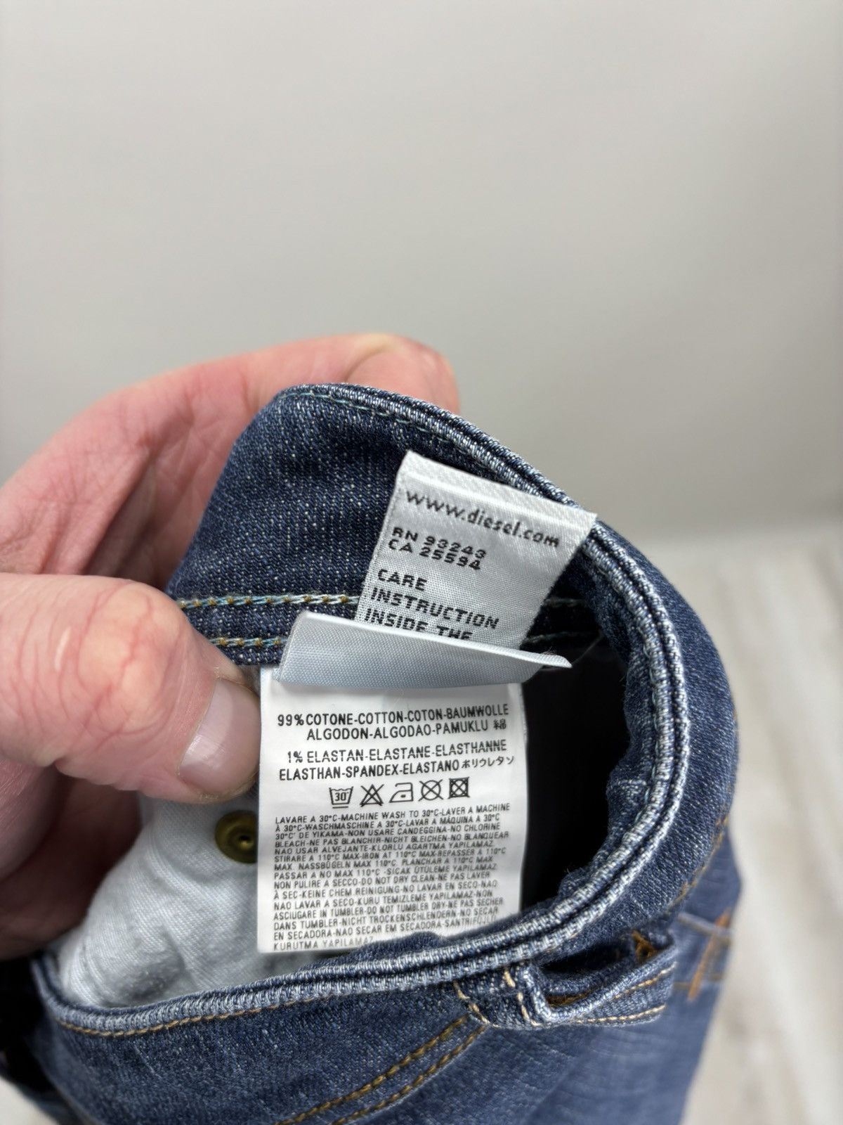 Diesel Mens jeans Y2k Diesel Size 31 Color Blue Size US 31 - 10 Thumbnail