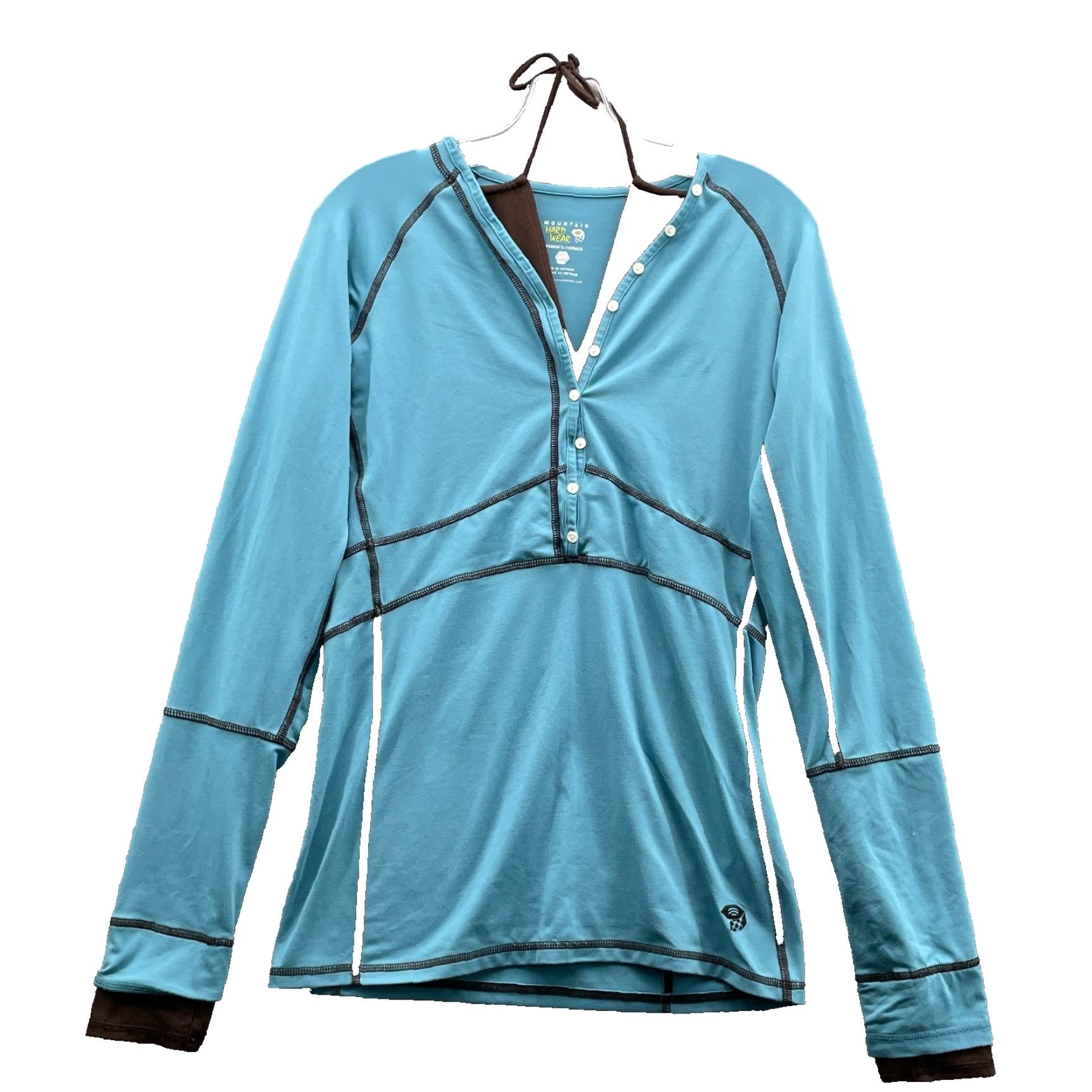 Mountain Hardwear Mountain Hardwear Layered Sport Top Womens Medium Blue Gorpcore Surf Y2k Pilates Mountain Hardwear Layered Sport Top Womens Medium Blue Gorpcore S Size M / US 6-8 / IT 42-44 - 2 Thumbnail