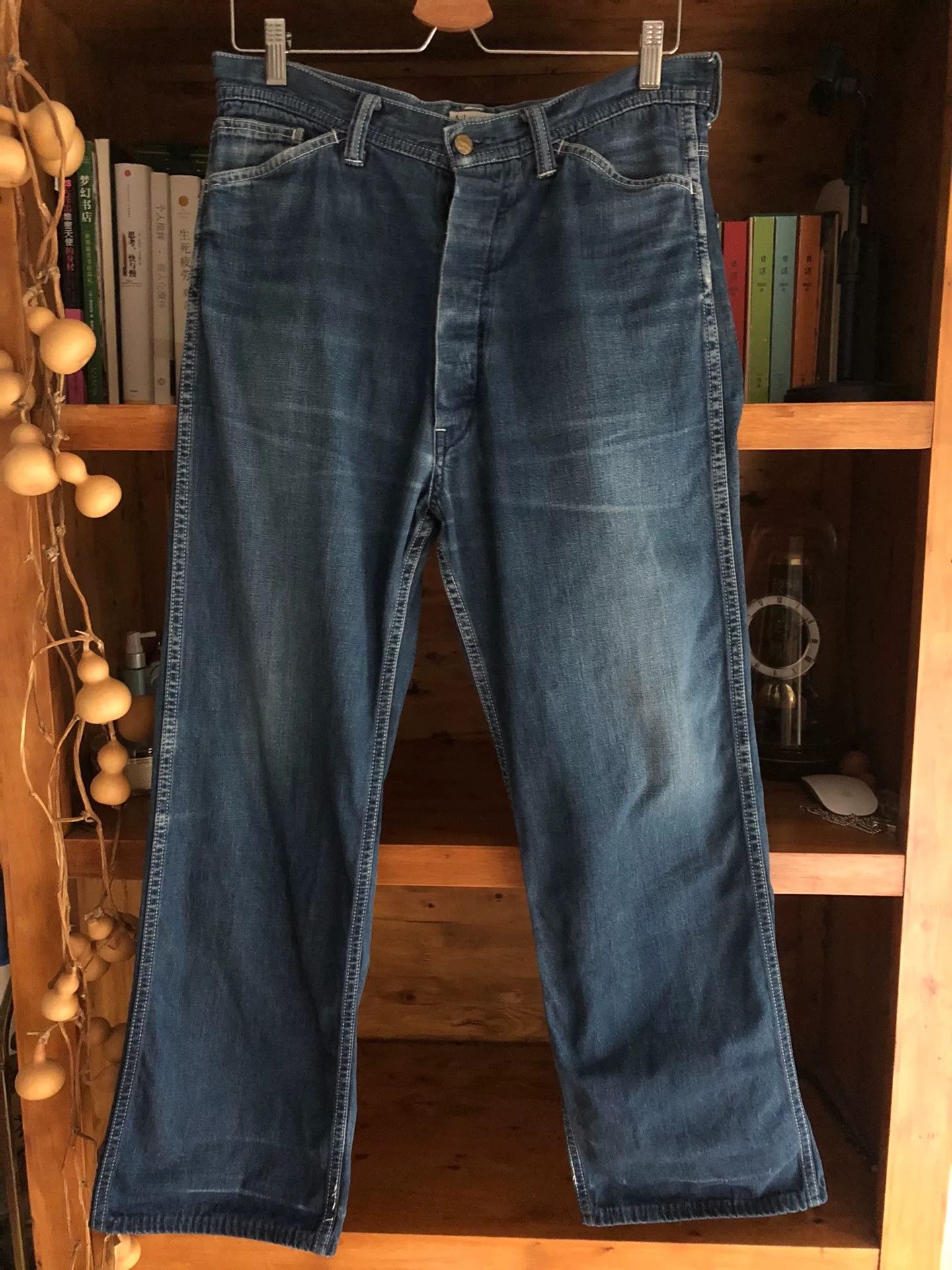 RRL Ralph Lauren stylish straight-leg denim wide-leg pants Size US 32 / EU 48 - 1 Thumbnail