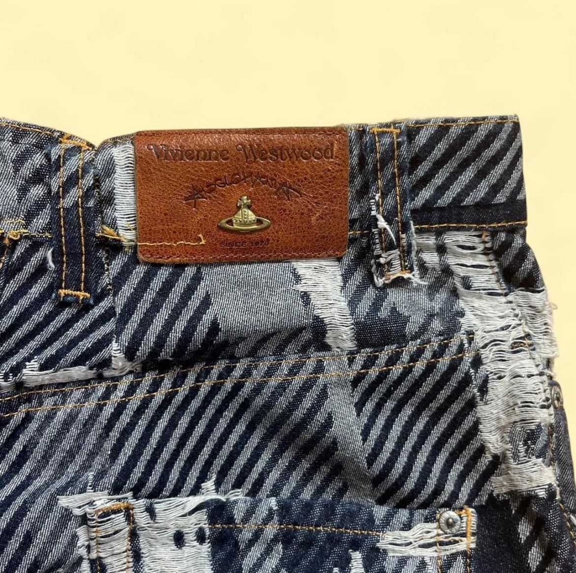 Vivienne Westwood Vivienne Westwood Anglomania Patchwork Asymmetrical Jeans Size 30" / US 8 / IT 44 - 2 Thumbnail