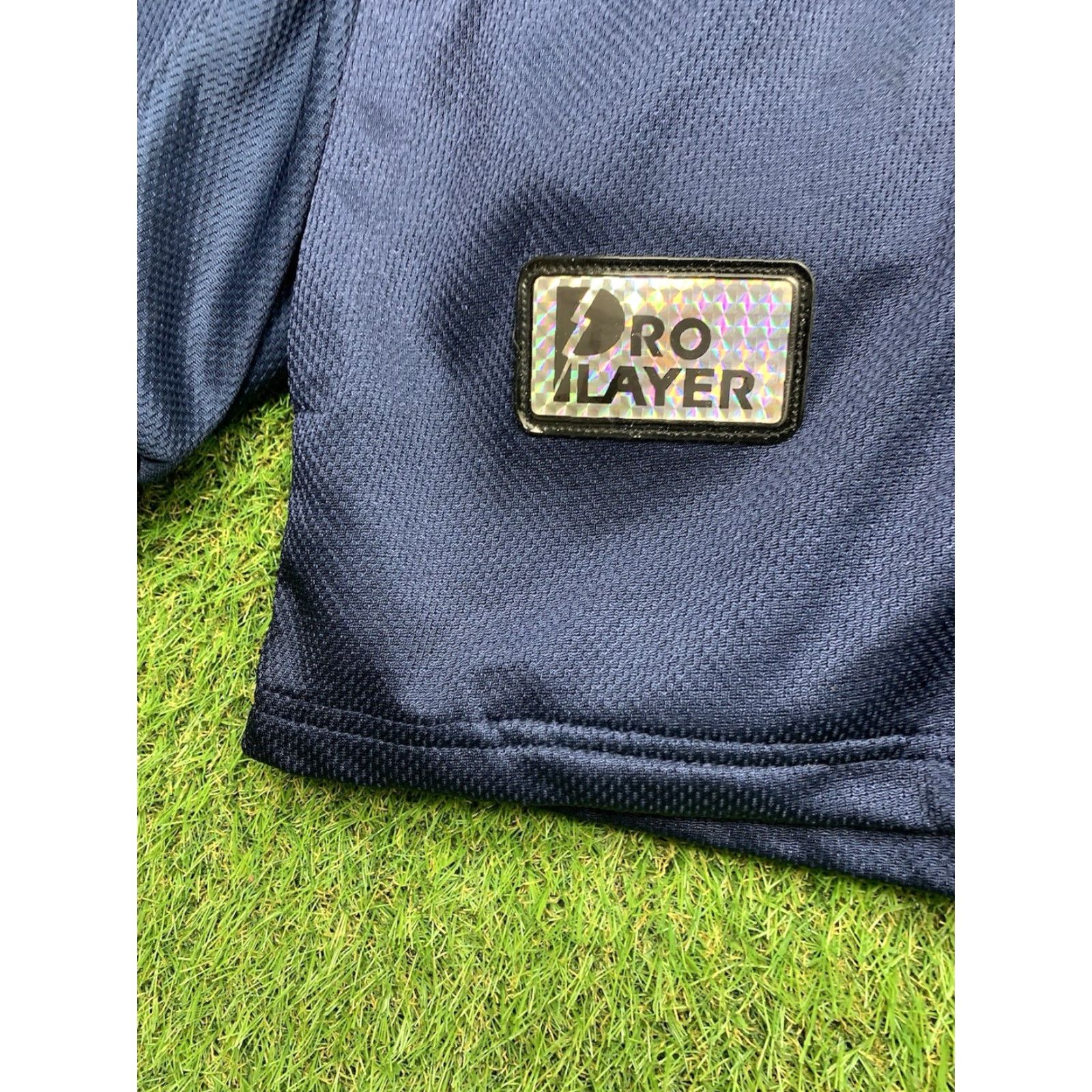 Pro Player VINTAGE Pro-player Jacket Mens XL Full Zip Embroidered Blue Striped Jayhawks Football Art 90s Mens Ul Size US XL / EU 56 / 4 - 4 Thumbnail