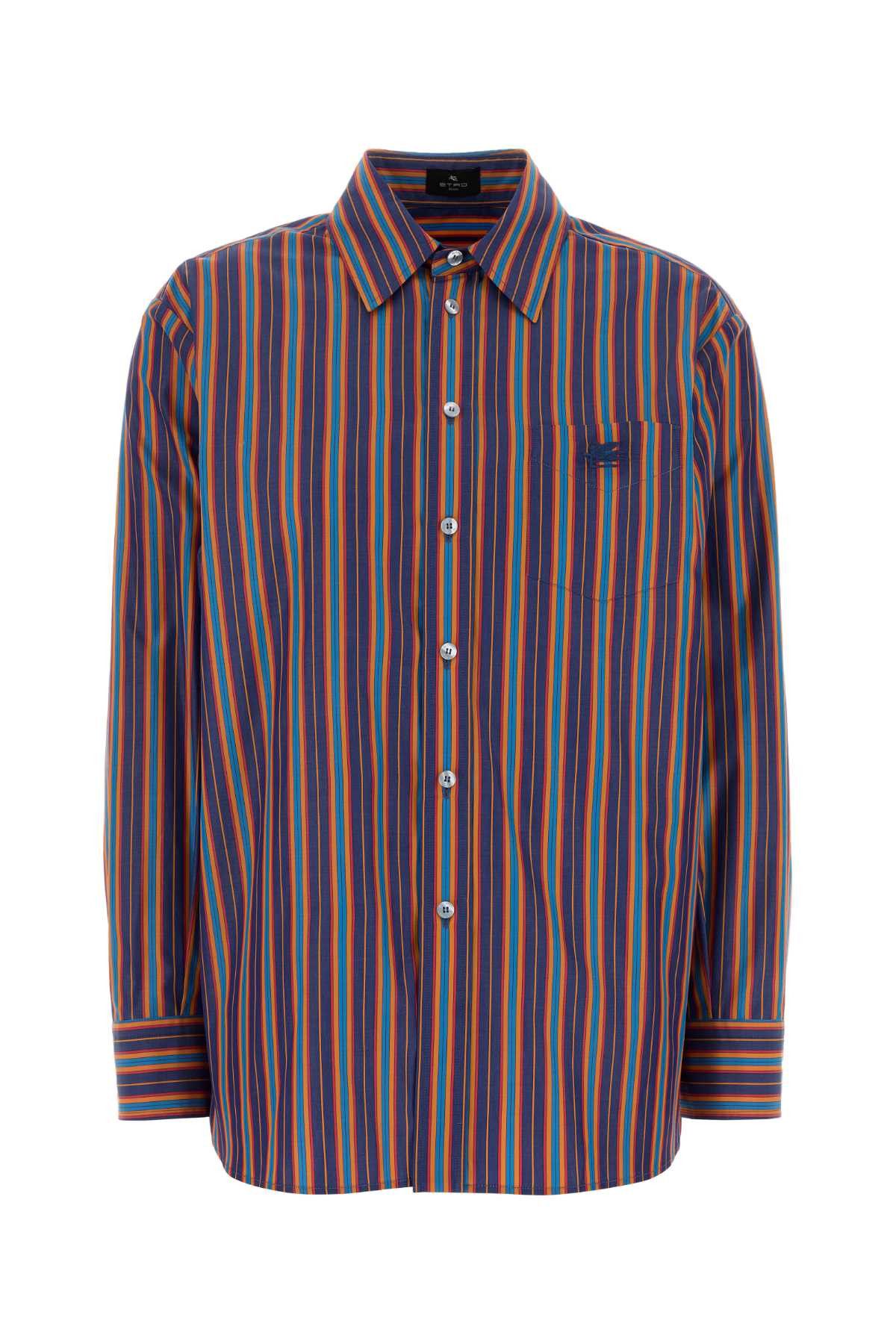 Etro Embroidered Poplin Shirt Size M / US 6-8 / IT 42-44 - 1 Thumbnail