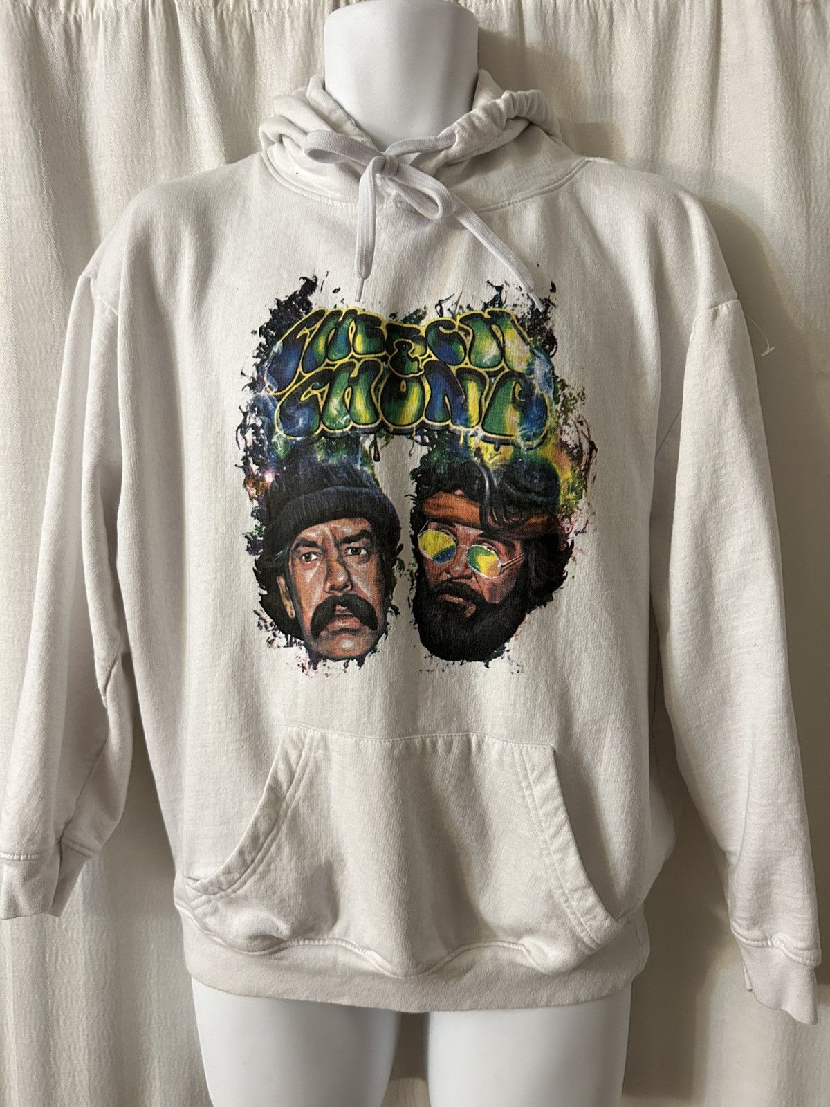 Other Hoodie: Cheech and Chong stoner sweater white large Size US L / EU 52-54 / 3 - 1 Thumbnail