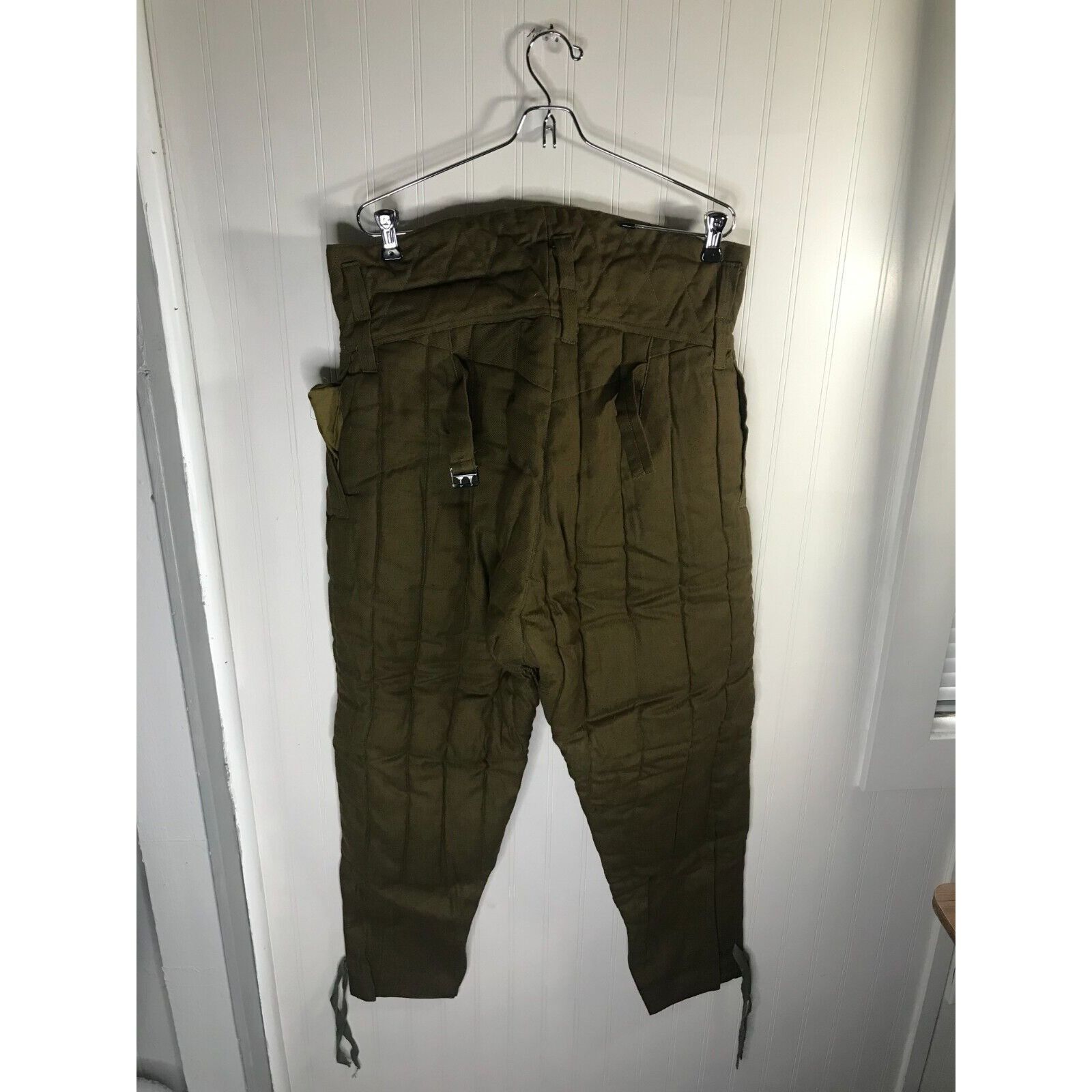 Vintage Vintage Men's 1970s Winter Brown Insulated Russian Army Pant Size US 36 / EU 52 - 2 Thumbnail