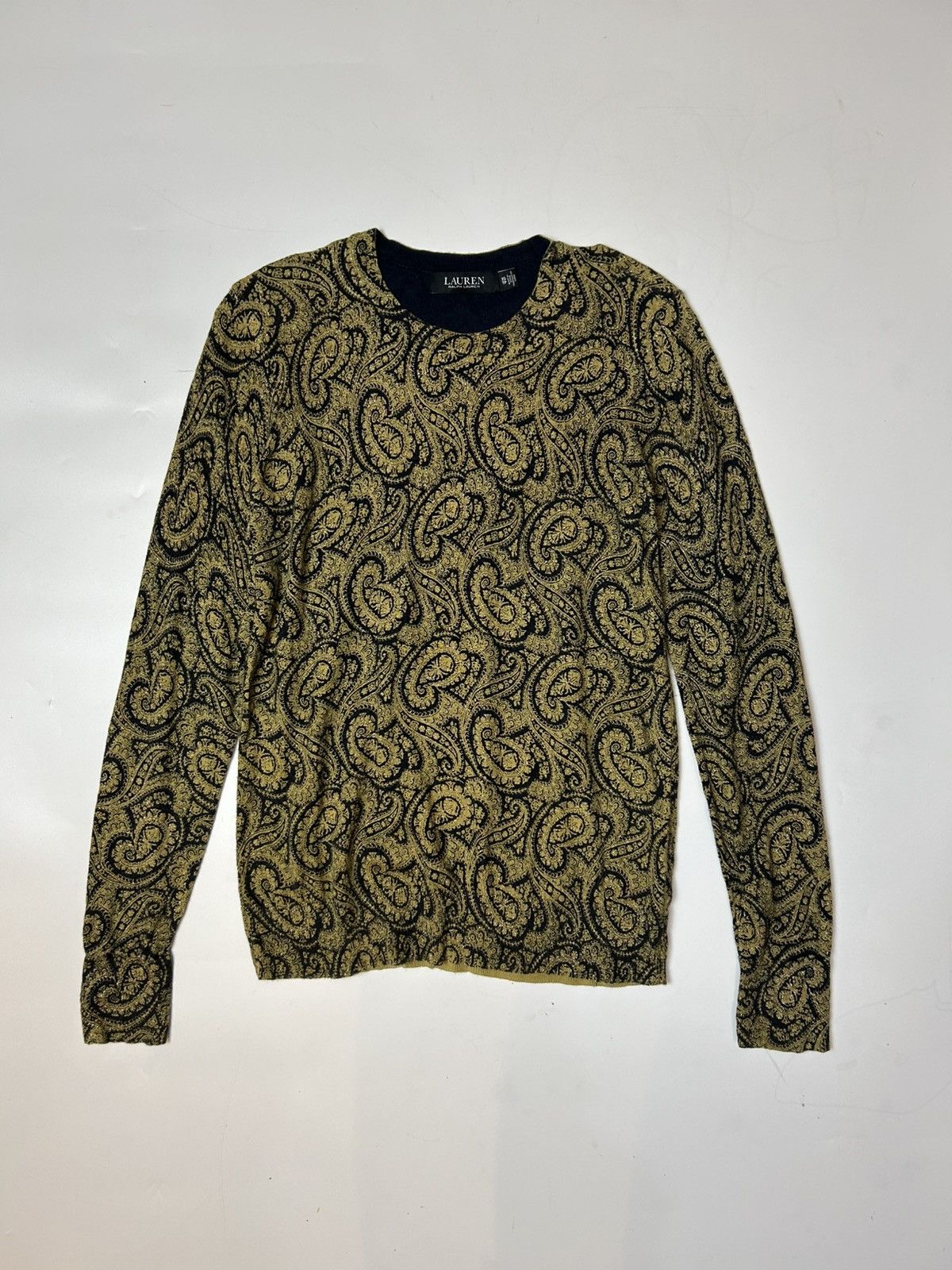 Designer × Lauren Ralph Lauren × Ralph Lauren LAUREN RALPH LAUREN PAISLEY COTTON BLEND LONG SLEEVE Size XS / US 0-2 / IT 36-38 - 1 Thumbnail