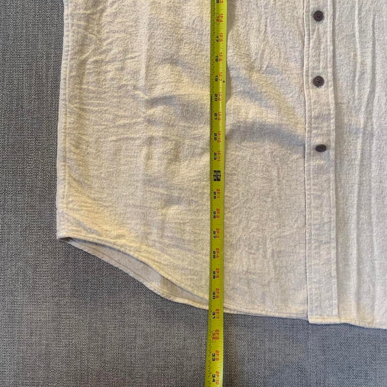 St. Johns Bay St. John's Bay beige western Longsleeve flannel shirt Size US XL / EU 56 / 4 - 6 Thumbnail
