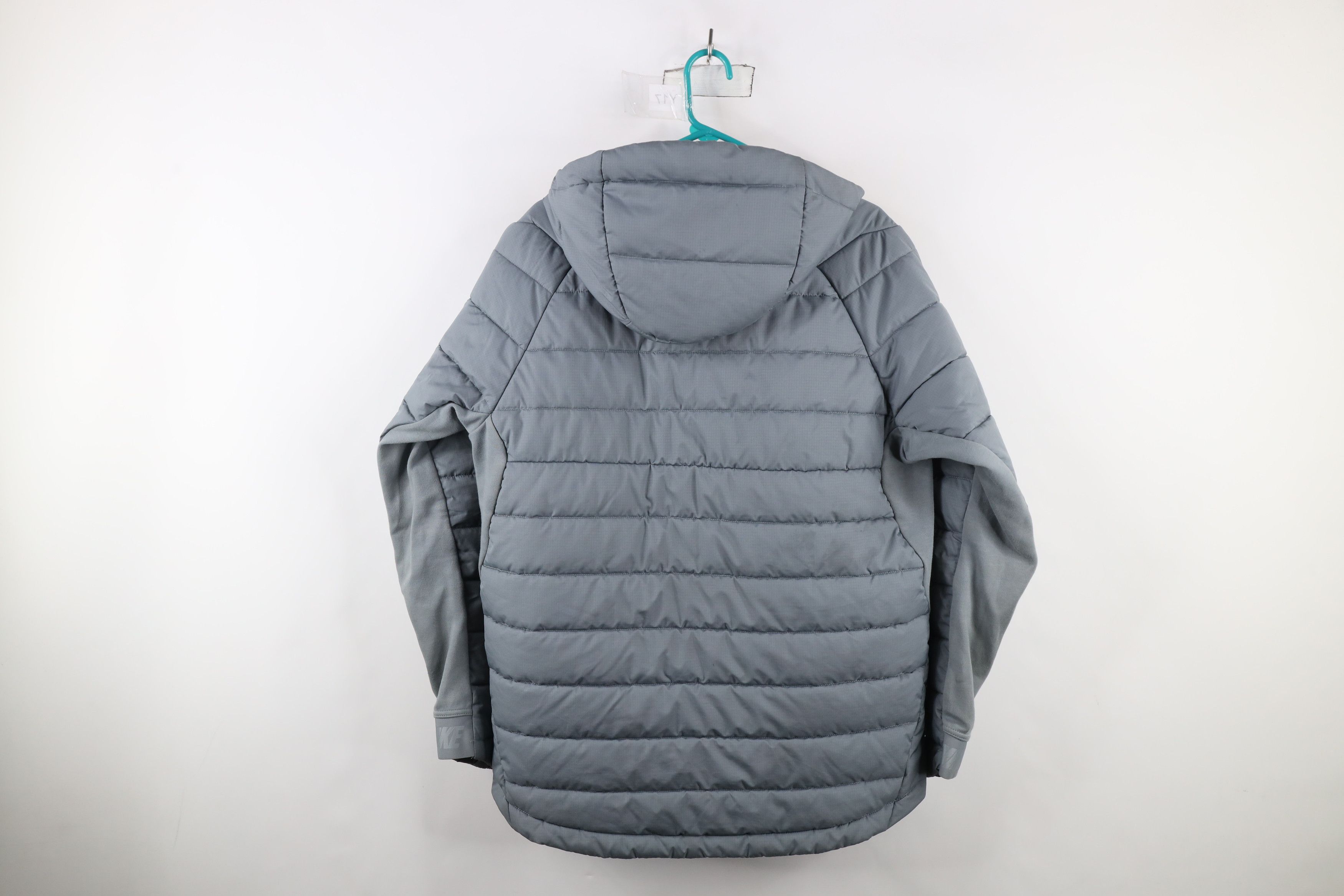 Nike × Vintage Nike Sportswear Swoosh Hooded Winter Puffer Parka Jacket Size US L / EU 52-54 / 3 - 14 Thumbnail