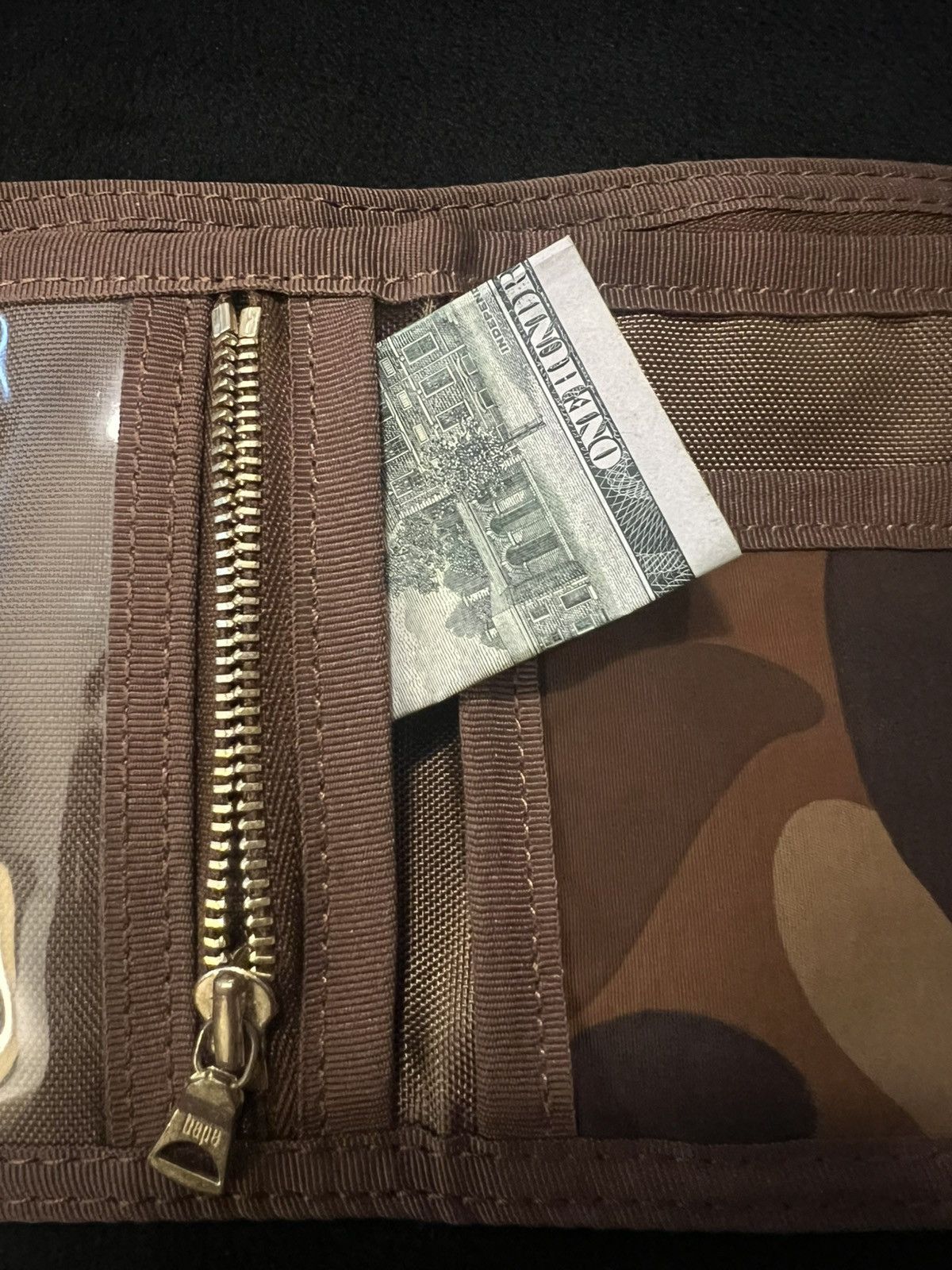 Bape Brown camo trifold wallet Size ONE SIZE - 10 Thumbnail
