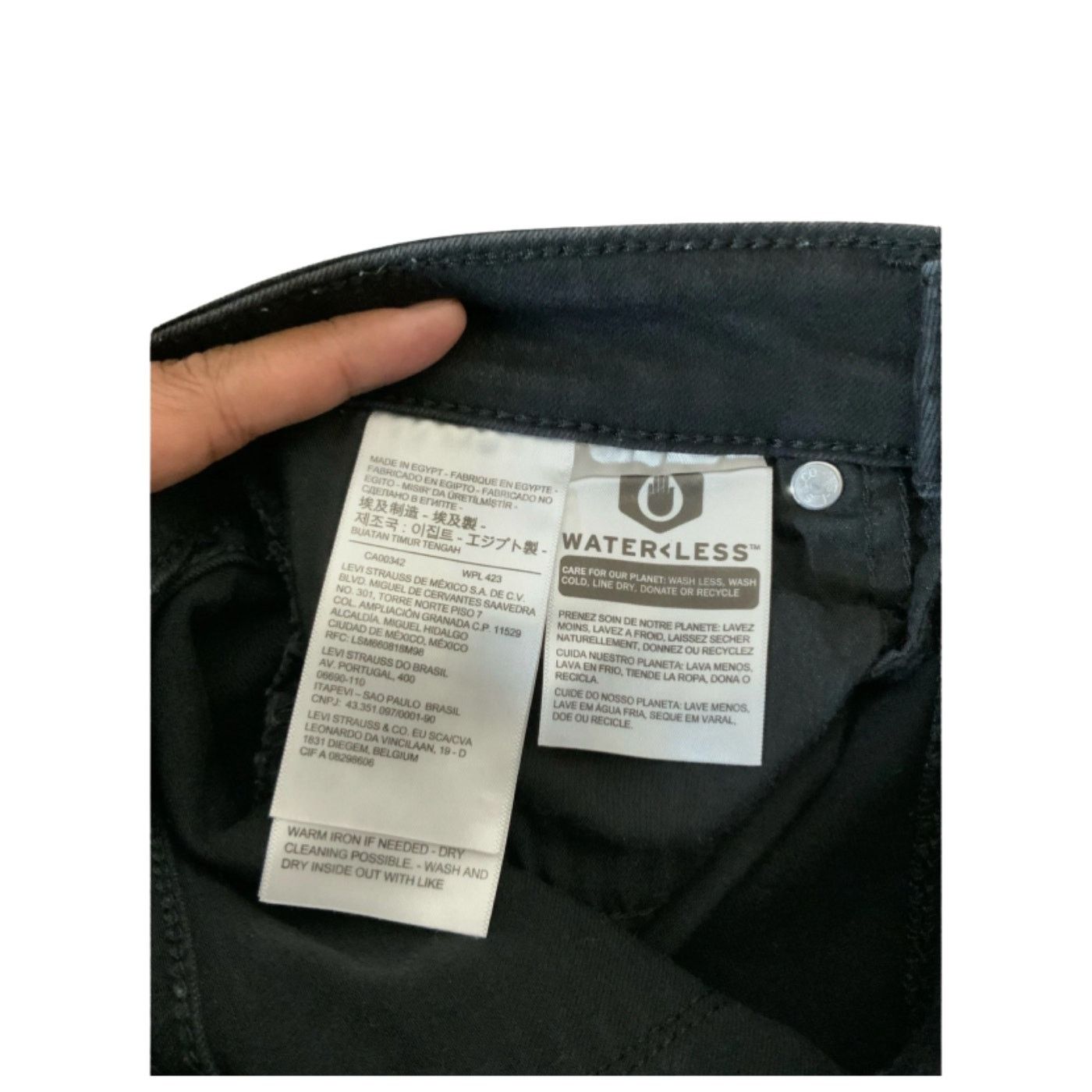 Levi's Levi's 721 High Rise Skinny Waterless Slim Tight Leg Jeans Size 27" / US 4 / IT 40 - 4 Thumbnail