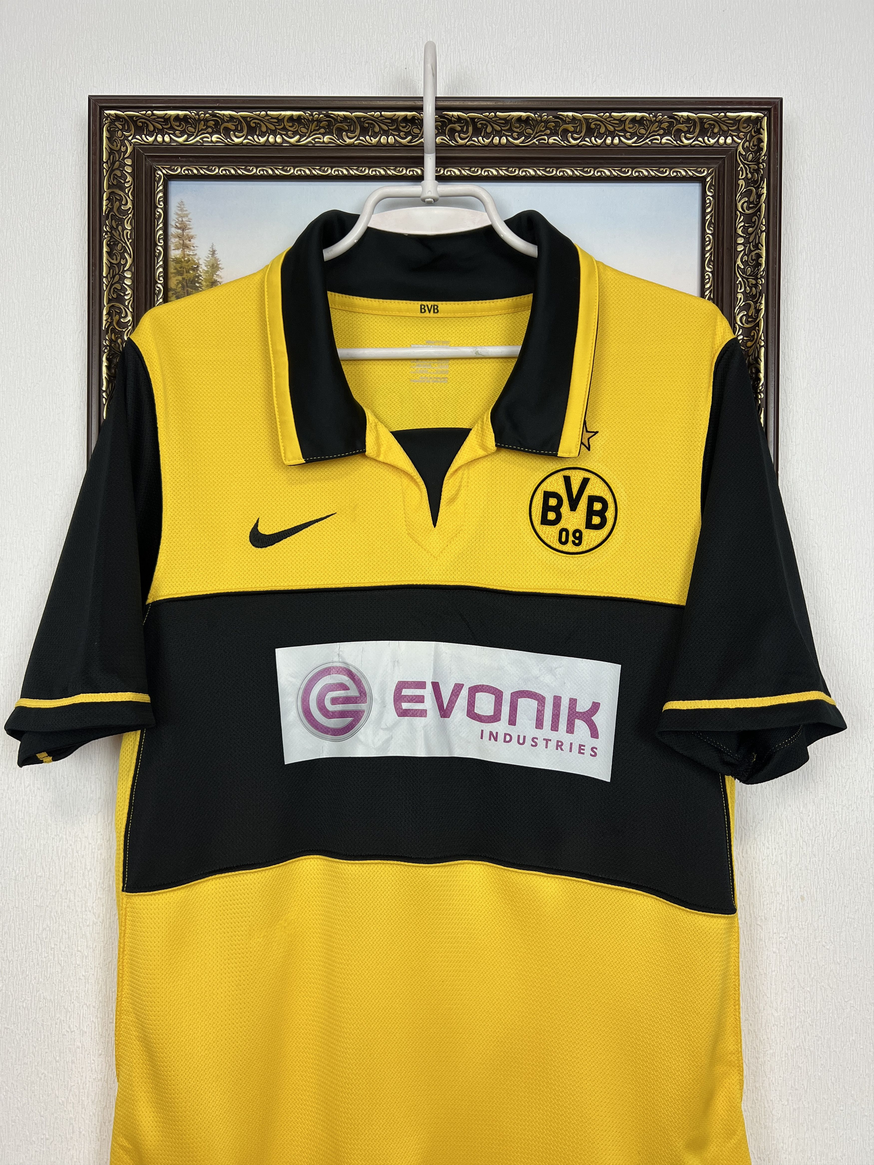 Nike Borussia Dortmund Home football shirt 2007 #10 Petric Nike Size US S / EU 44-46 / 1 - 6 Thumbnail