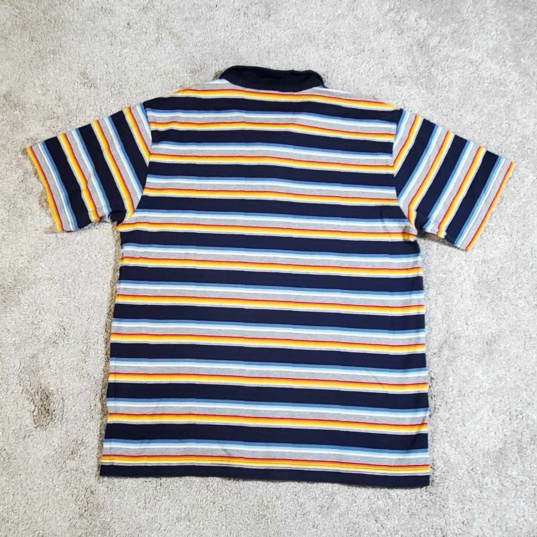Vintage Y2K Kirra Polo Shirt Mens XL Striped Short Sleeve Casual Cotton Skate Surf Polo Size US XL / EU 56 / 4 - 3 Thumbnail