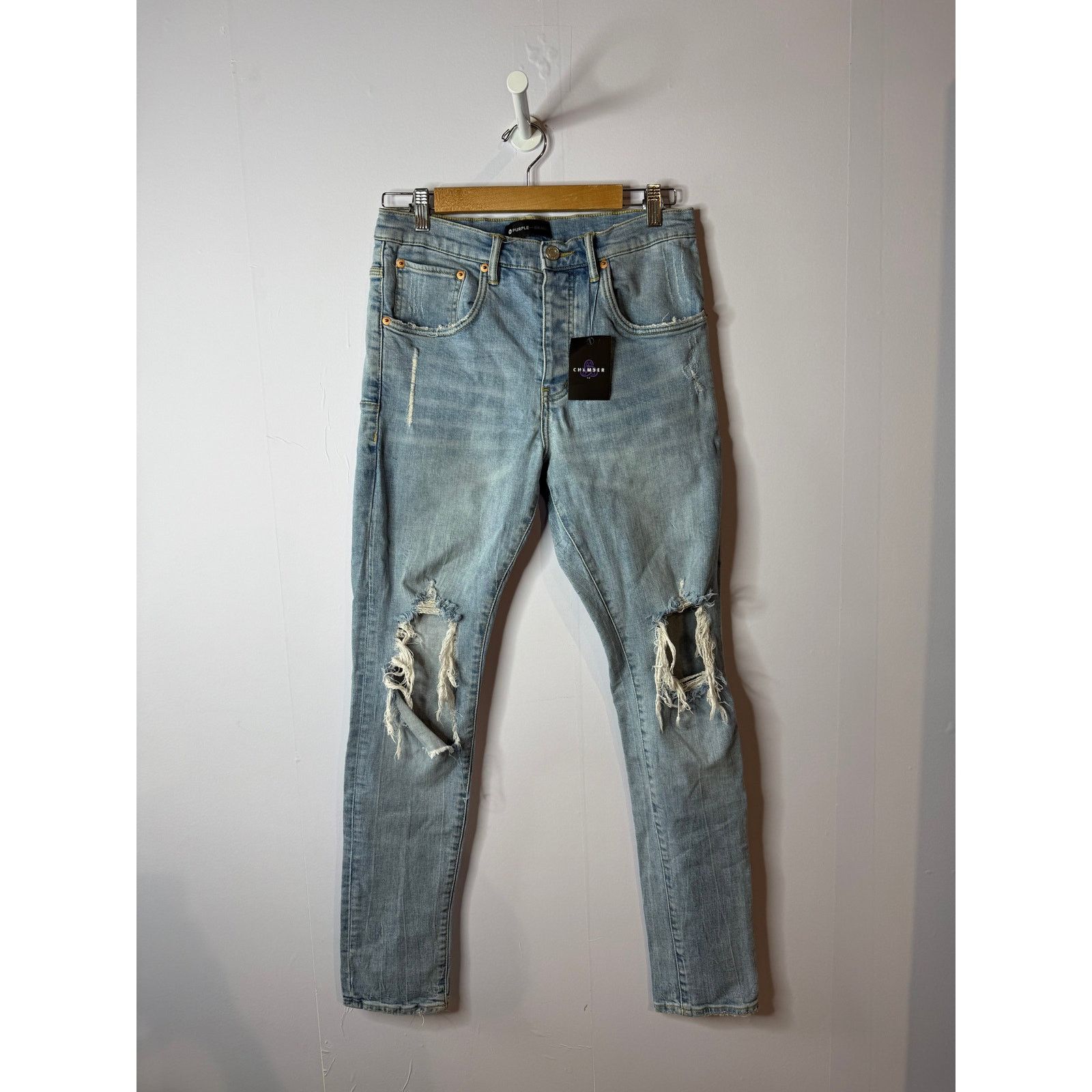 Purple Brand Purples Brand Jeans Light Wash Size US 32 / EU 48 - 1 Thumbnail